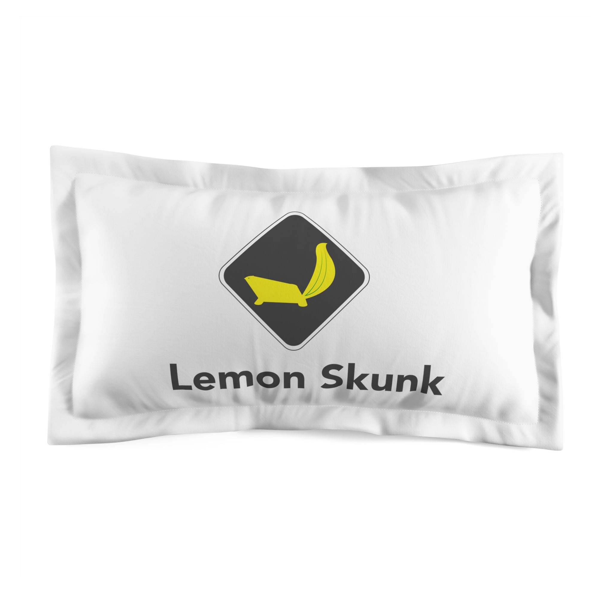 Microfiber Pillow Sham - Lemon Skunk