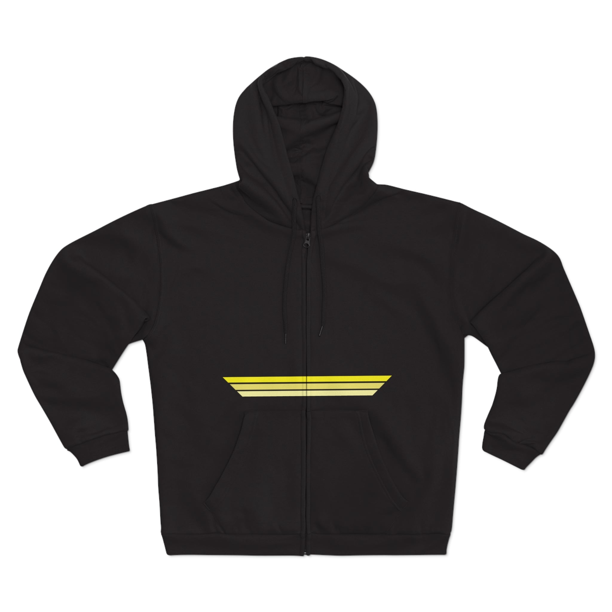 Unisex Hooded Zip Sweatshirt - Lemon Skunk
