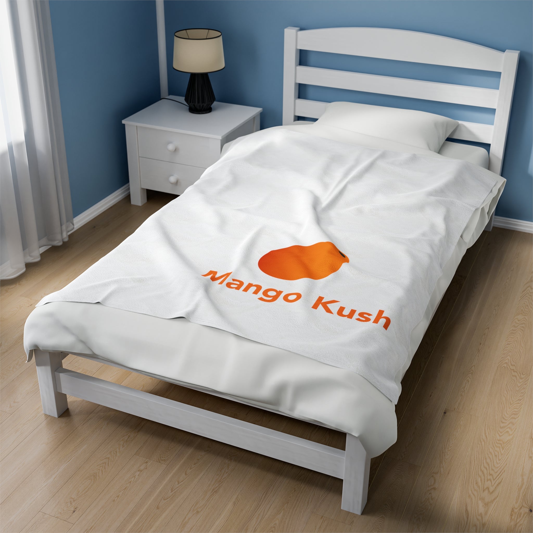 Velveteen Plush Blanket - Mango Kush