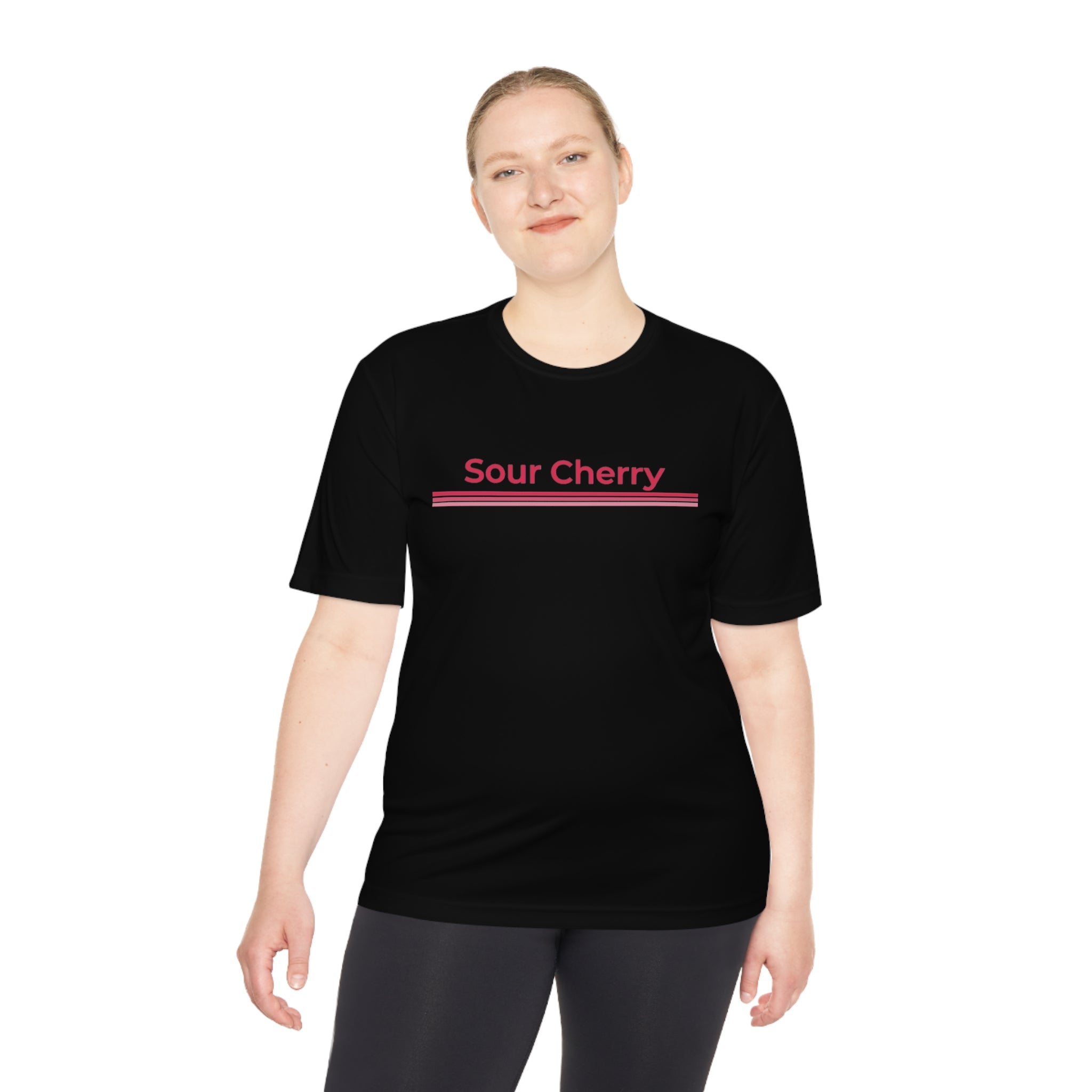 Unisex Moisture Wicking Tee - Sour Cherry