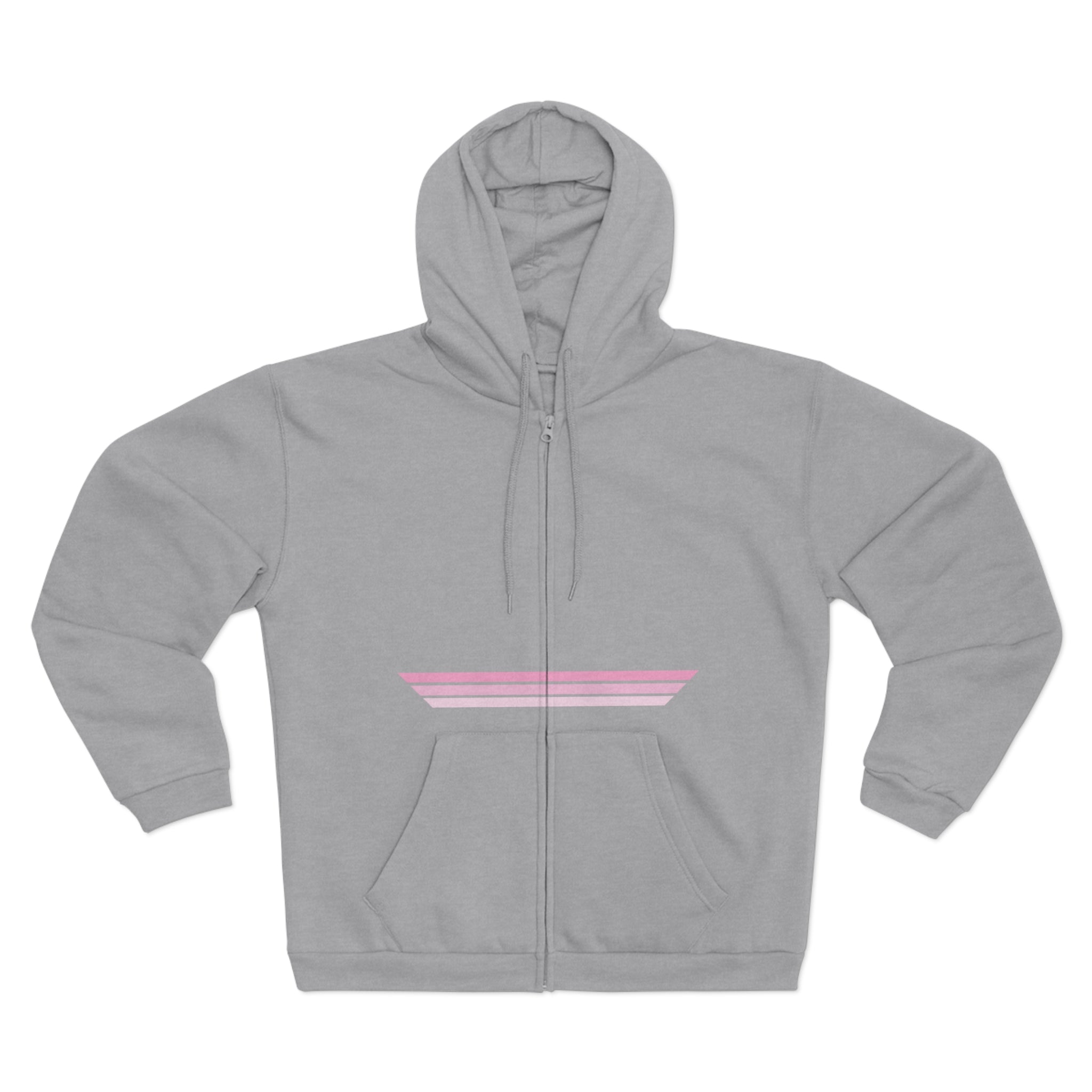 Unisex Hooded Zip Sweatshirt - Bubblegum OG
