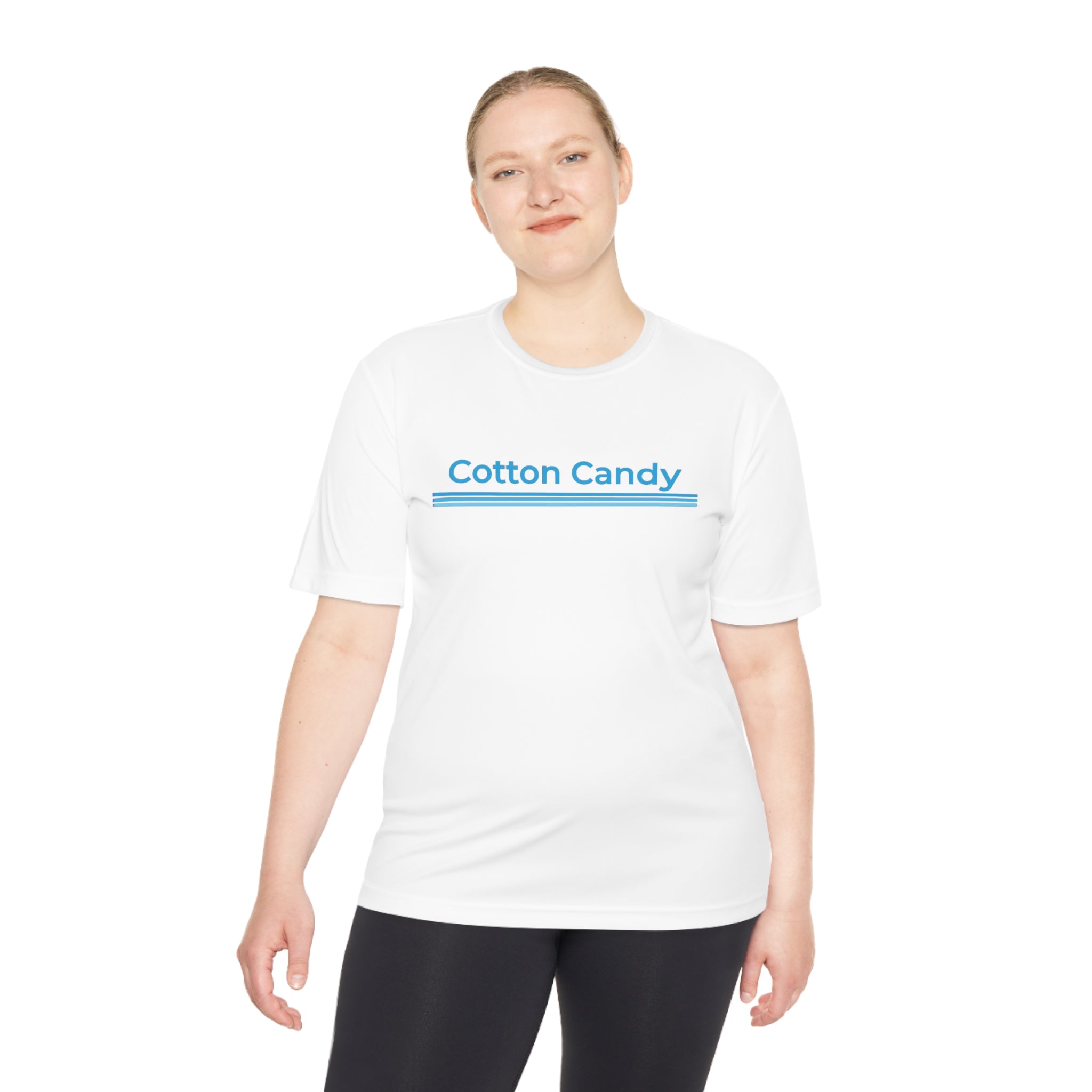 Unisex Moisture Wicking Tee - Cotton Candy