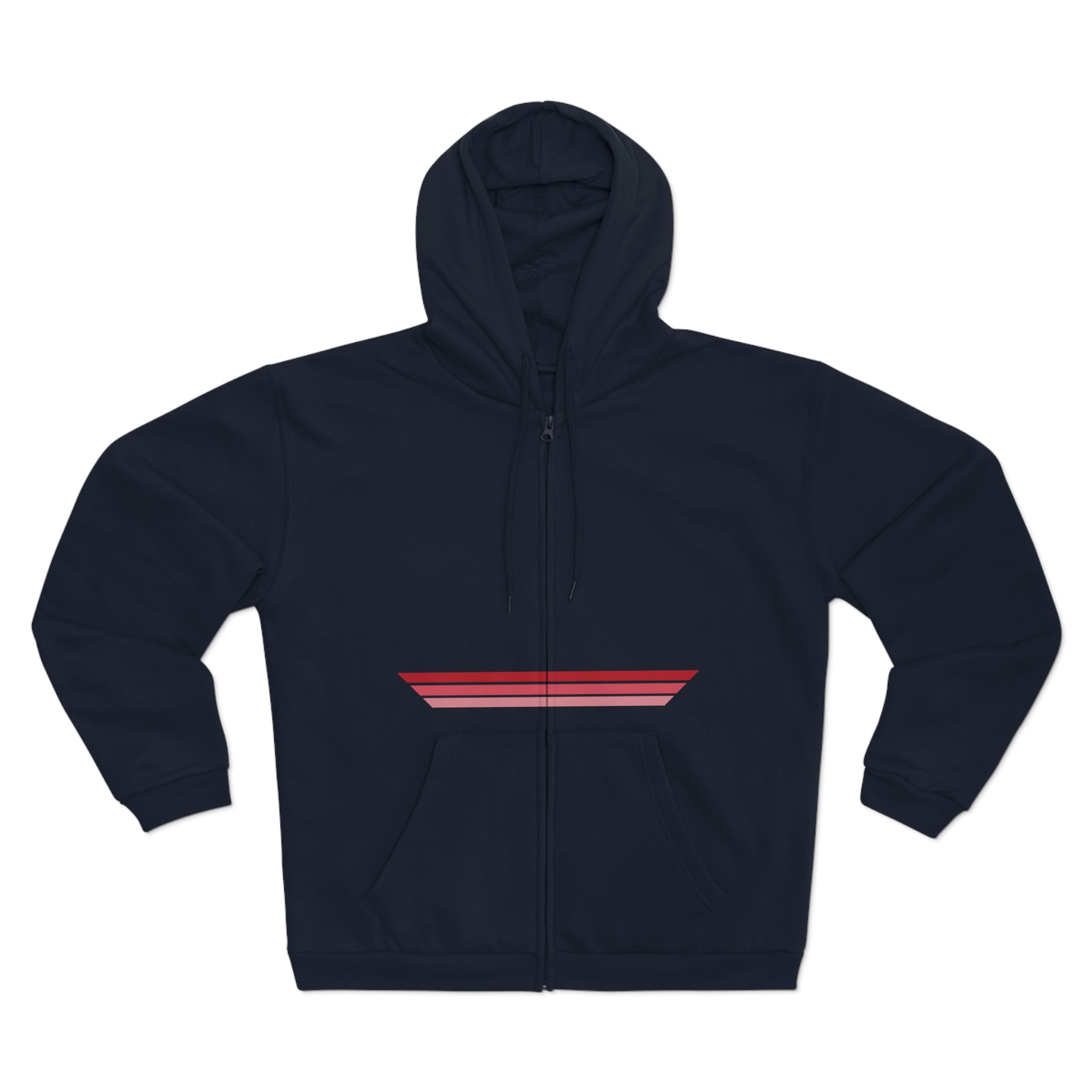 Unisex Hooded Zip Sweatshirt - Trainwreck