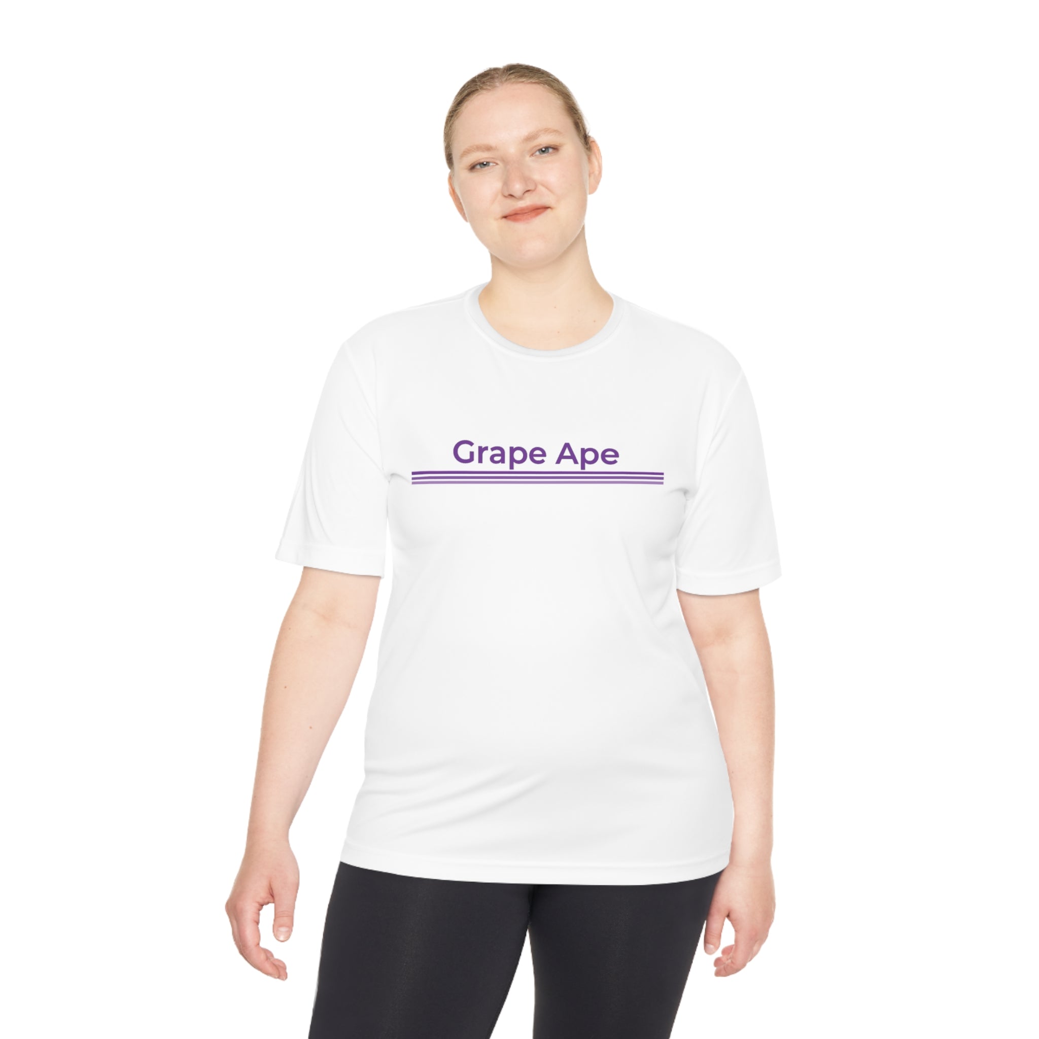 Unisex Moisture Wicking Tee - Grape Ape