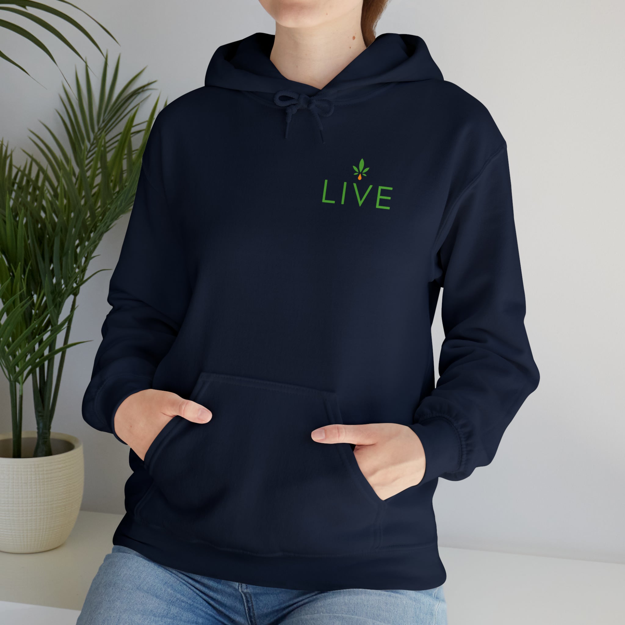 Unisex Hooded Sweatshirt - LIVE