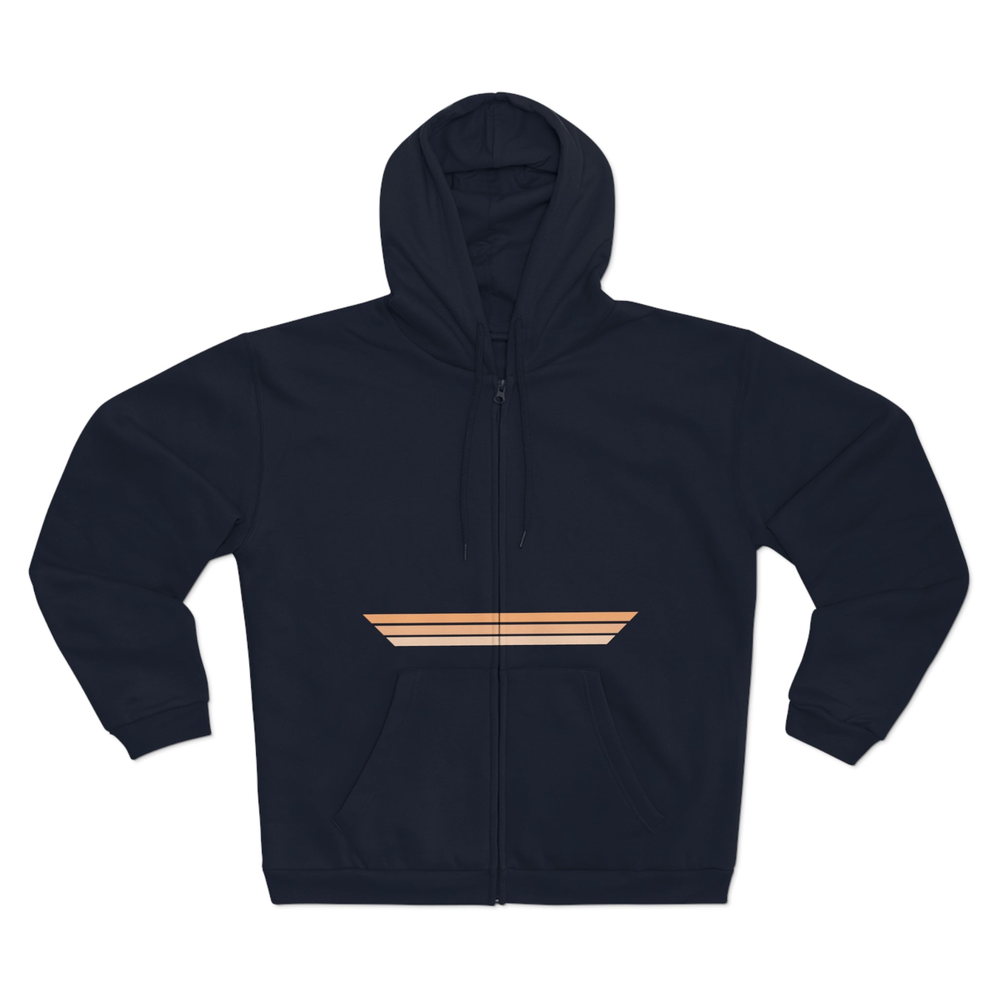 Unisex Hooded Zip Sweatshirt - Wedding Cake