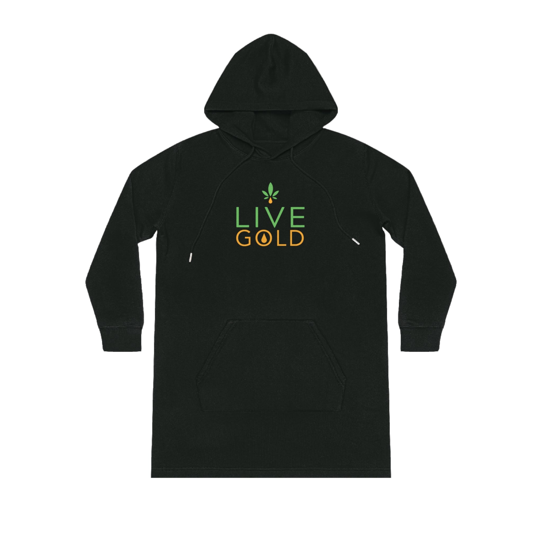 Streeter Hoodie Dress - GOLD