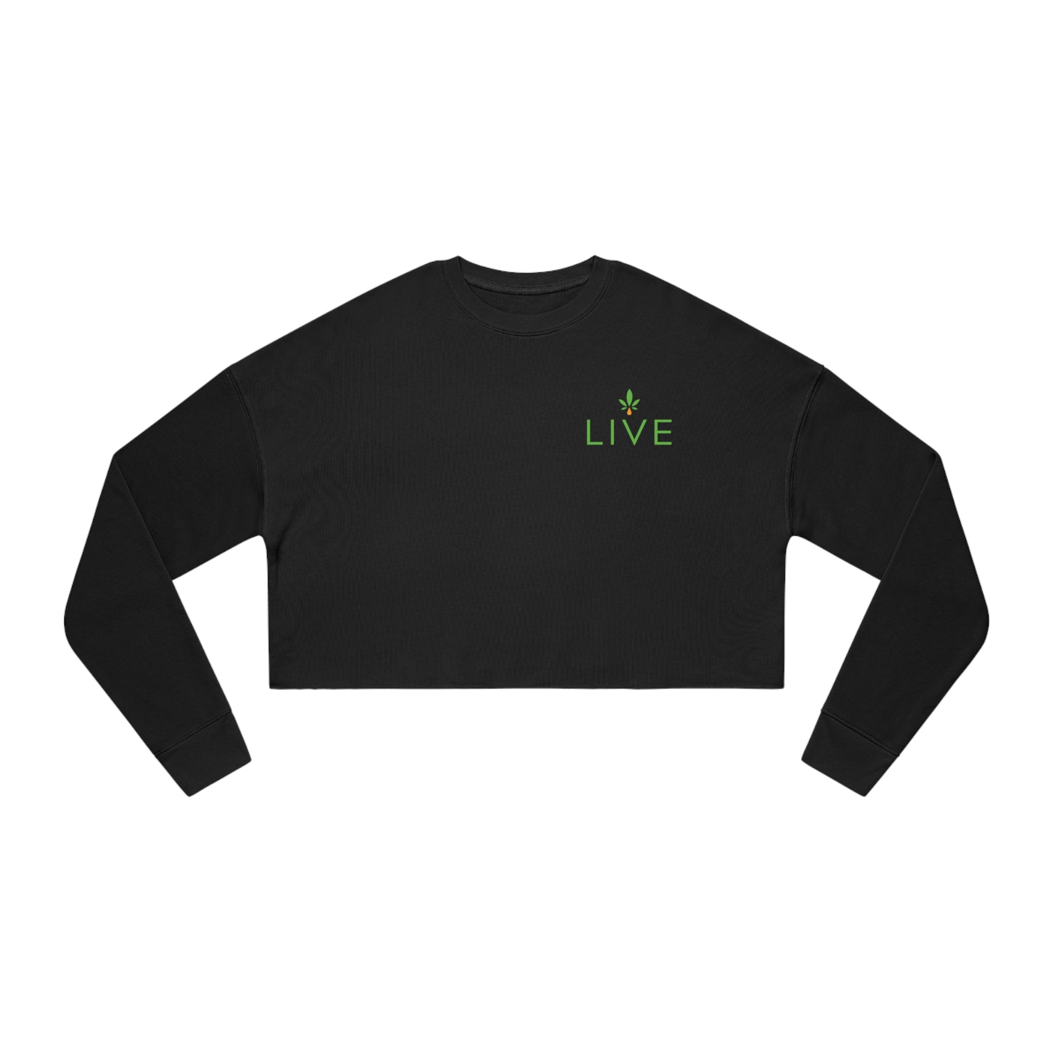 Women's Cropped Sweatshirt - LIVE