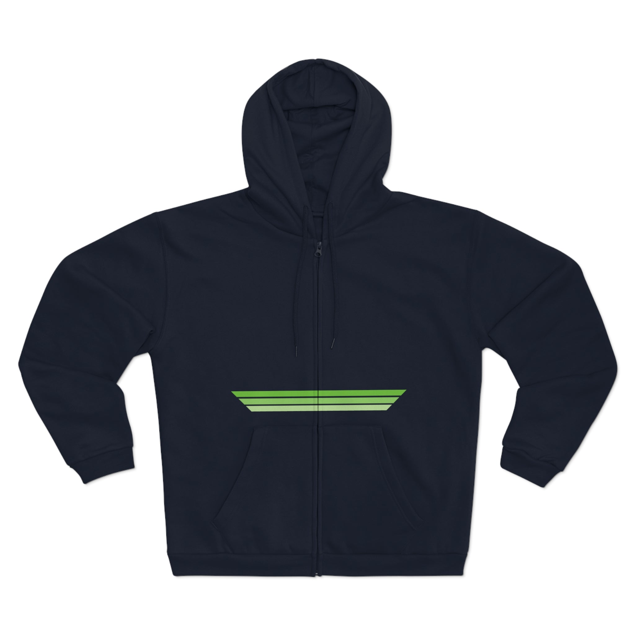 Unisex Hooded Zip Sweatshirt - Lime OG