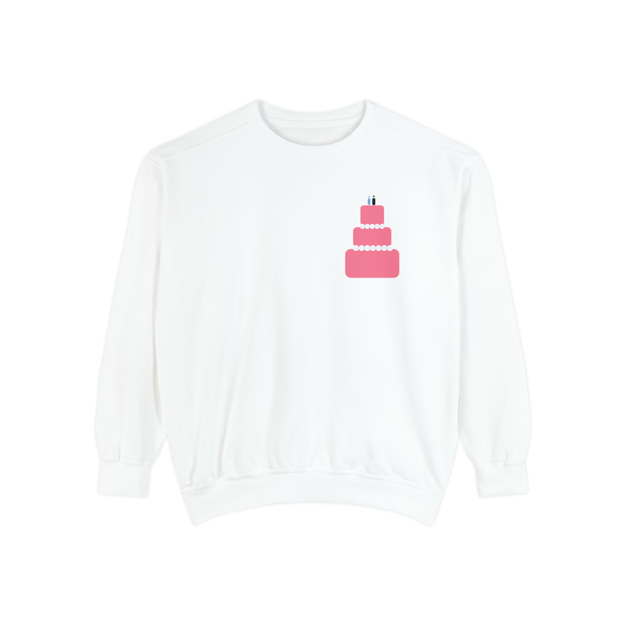 Unisex Dyed Sweatshirt - Wedding Cake