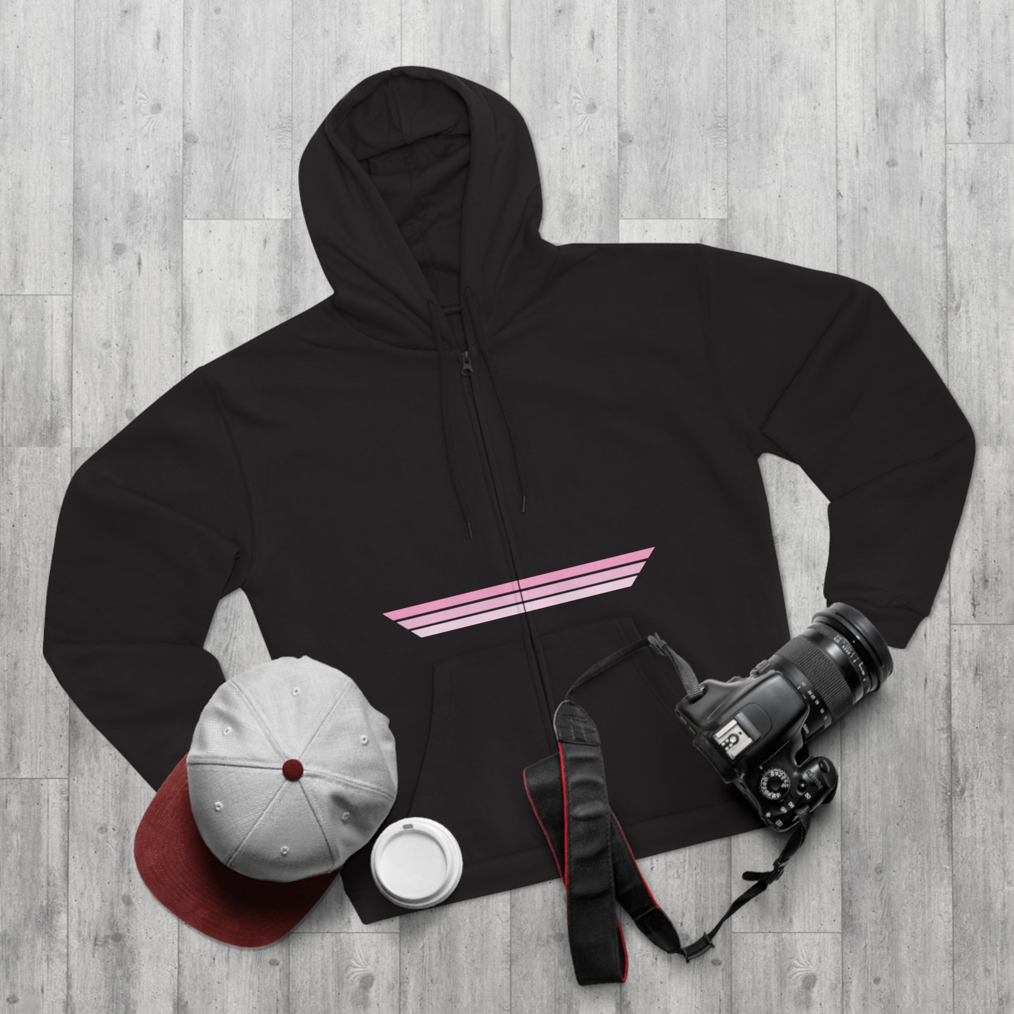 Unisex Hooded Zip Sweatshirt - Bubblegum OG