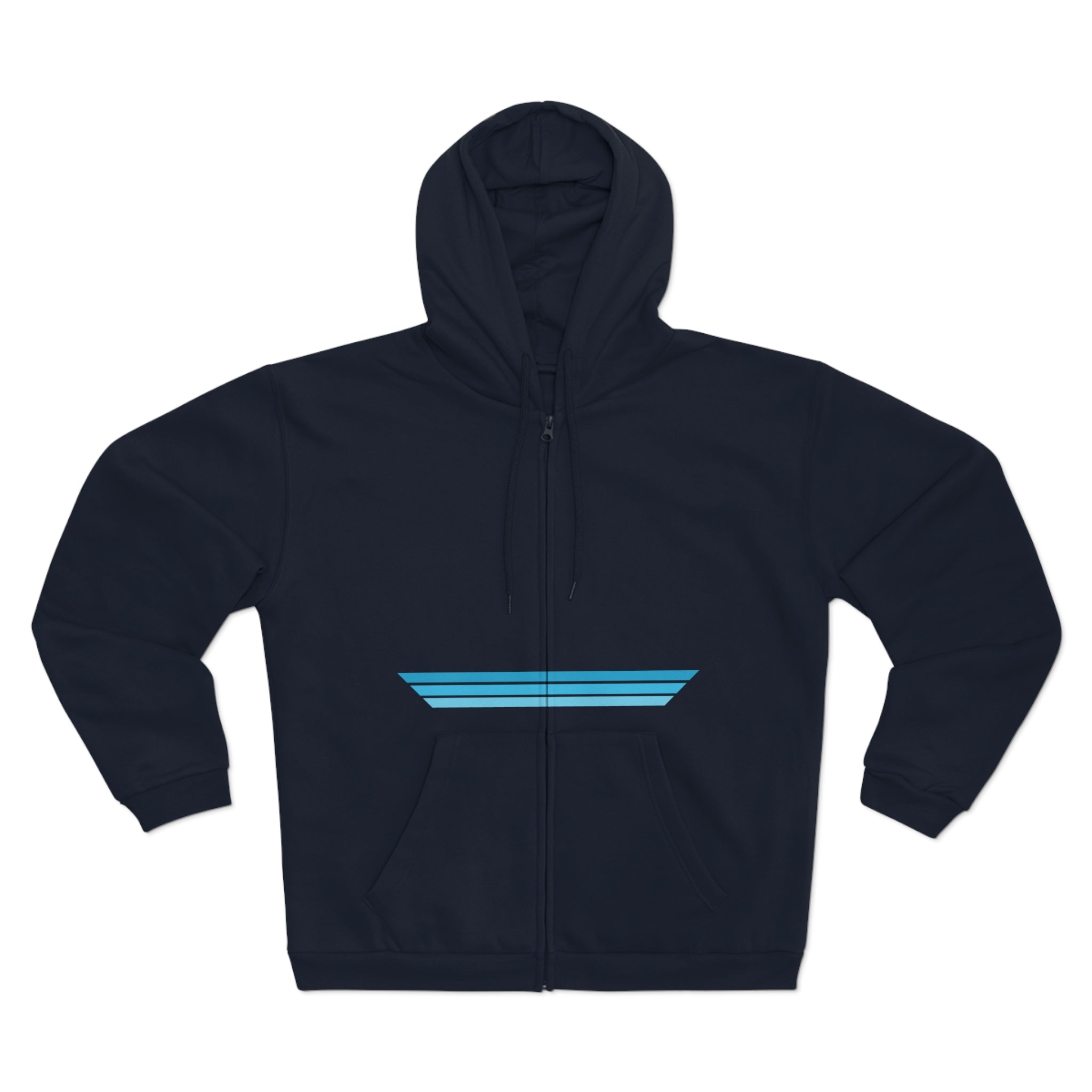 Unisex Hooded Zip Sweatshirt - Cotton Candy