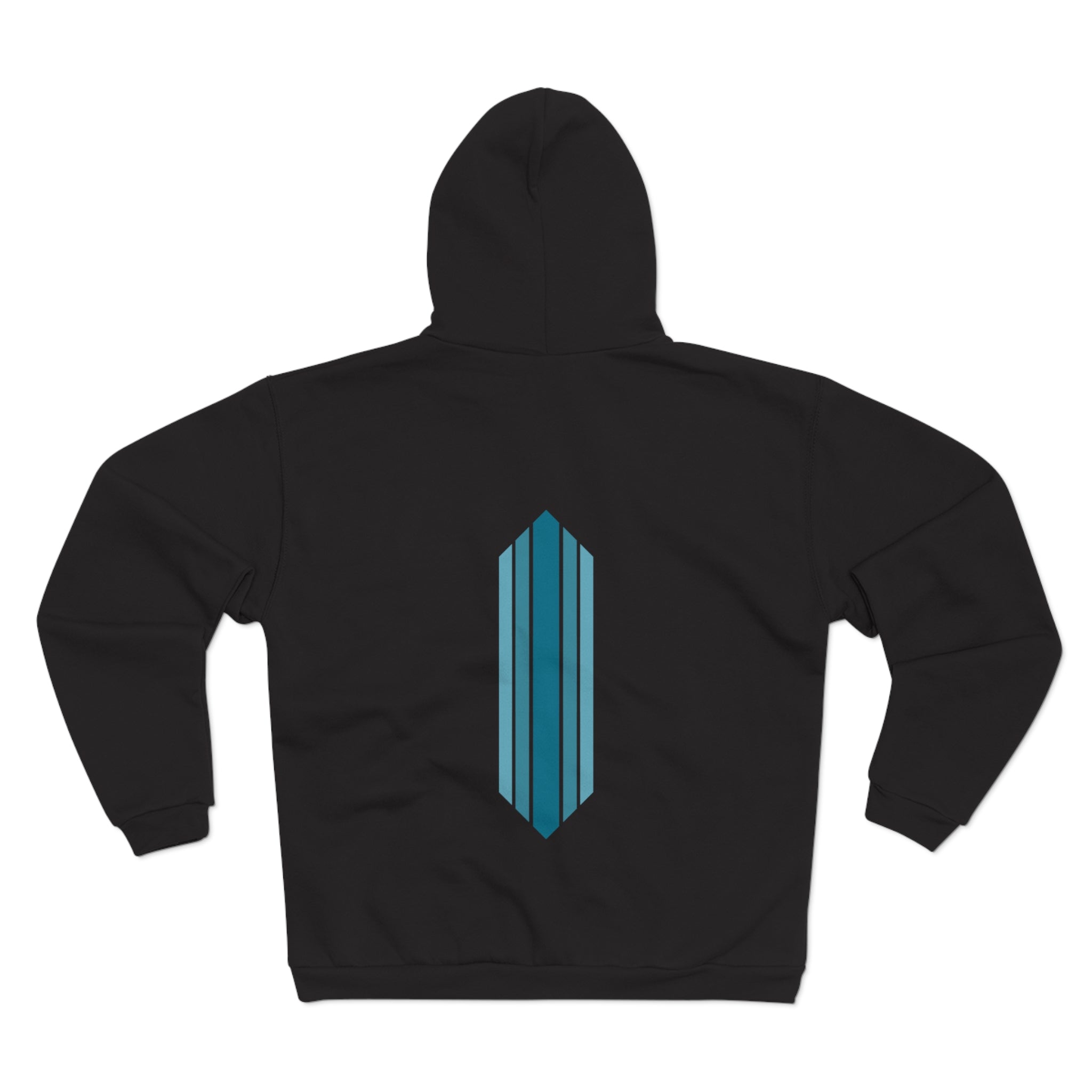 Unisex Hooded Zip Sweatshirt - Blue Dream