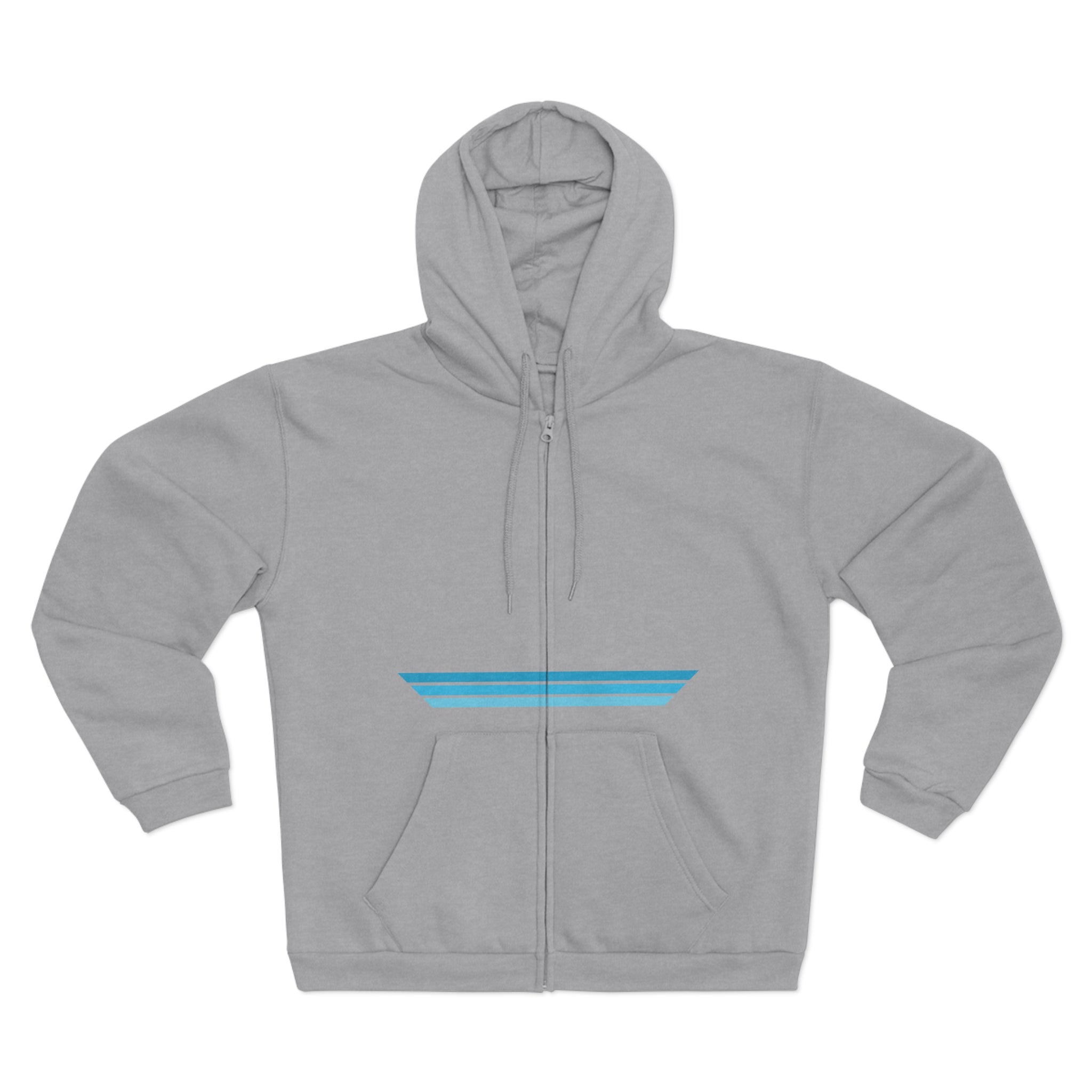 Unisex Hooded Zip Sweatshirt - Cotton Candy