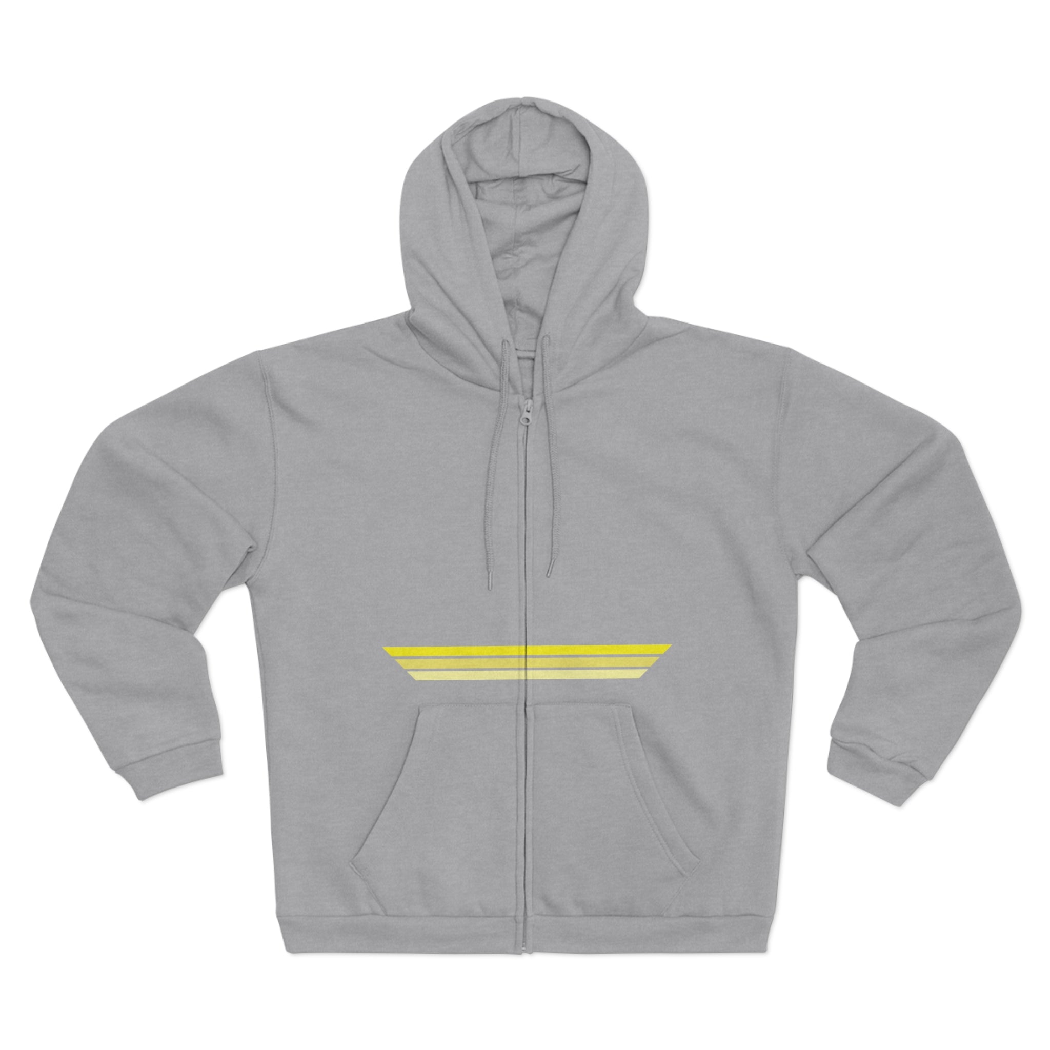 Unisex Hooded Zip Sweatshirt - Lemon Skunk
