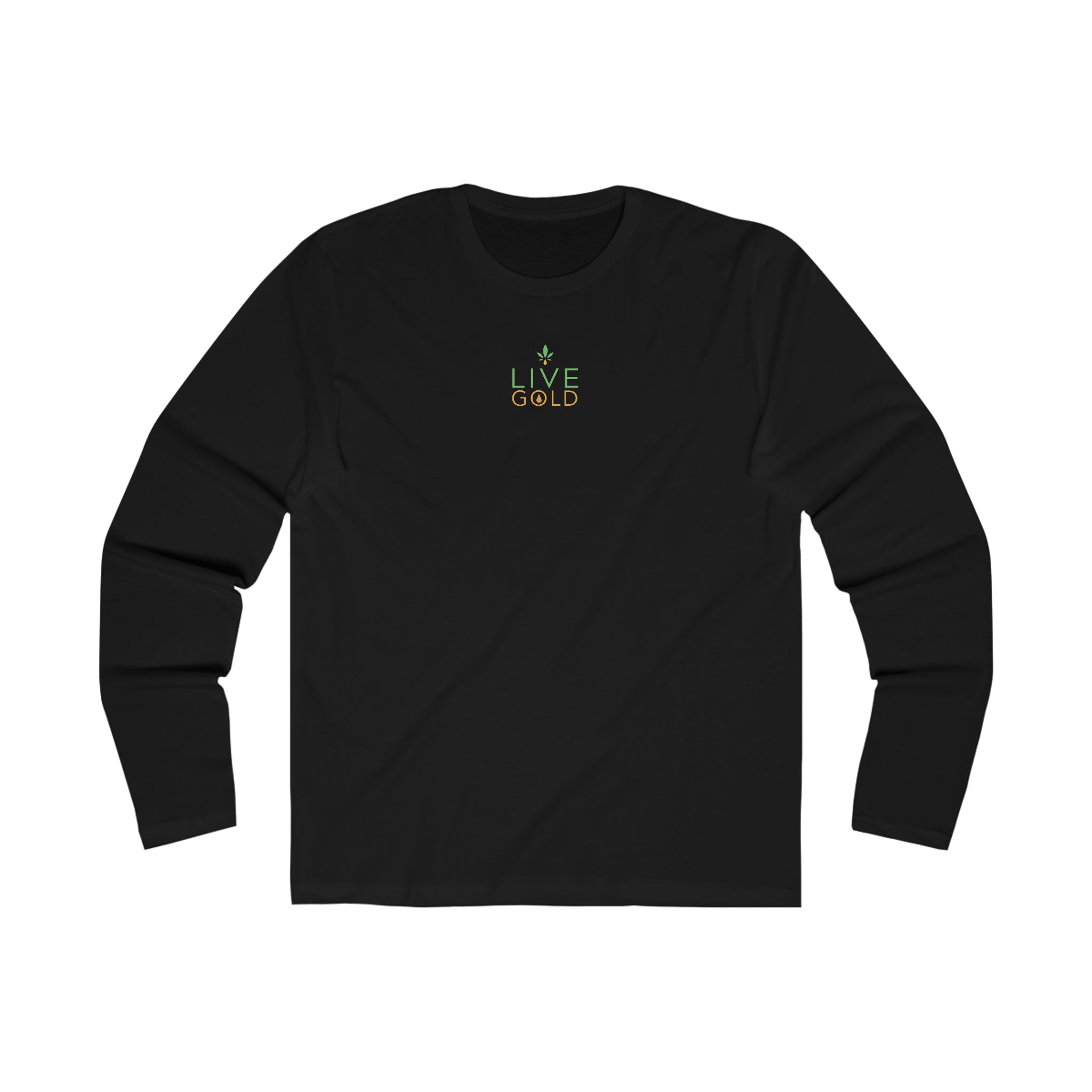 Men's Long Sleeve Crew Tee - GOLD