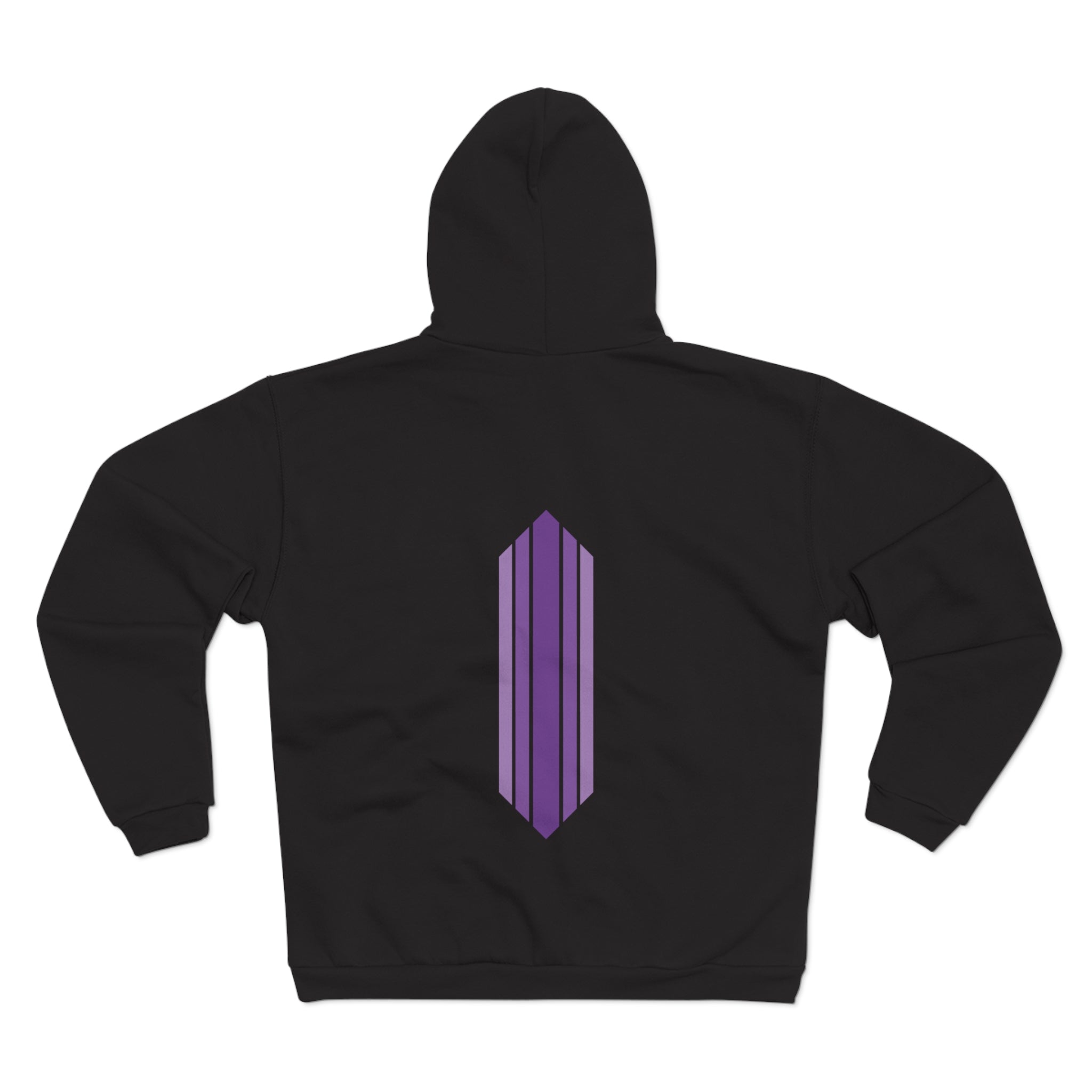 Unisex Hooded Zip Sweatshirt - Grape Ape