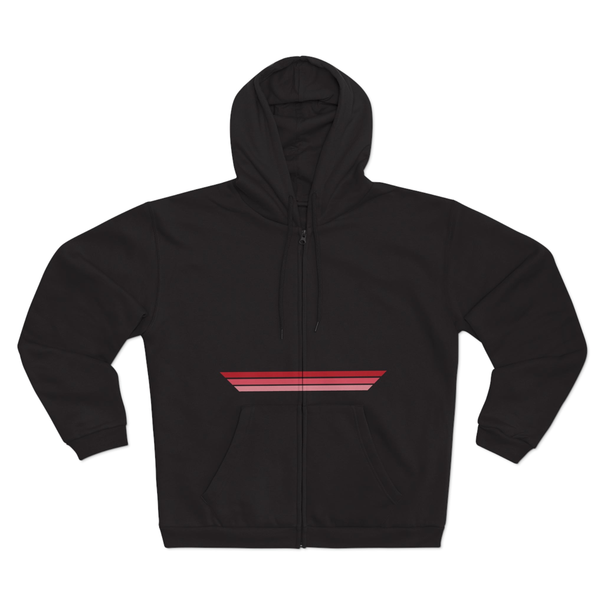 Unisex Hooded Zip Sweatshirt - Trainwreck