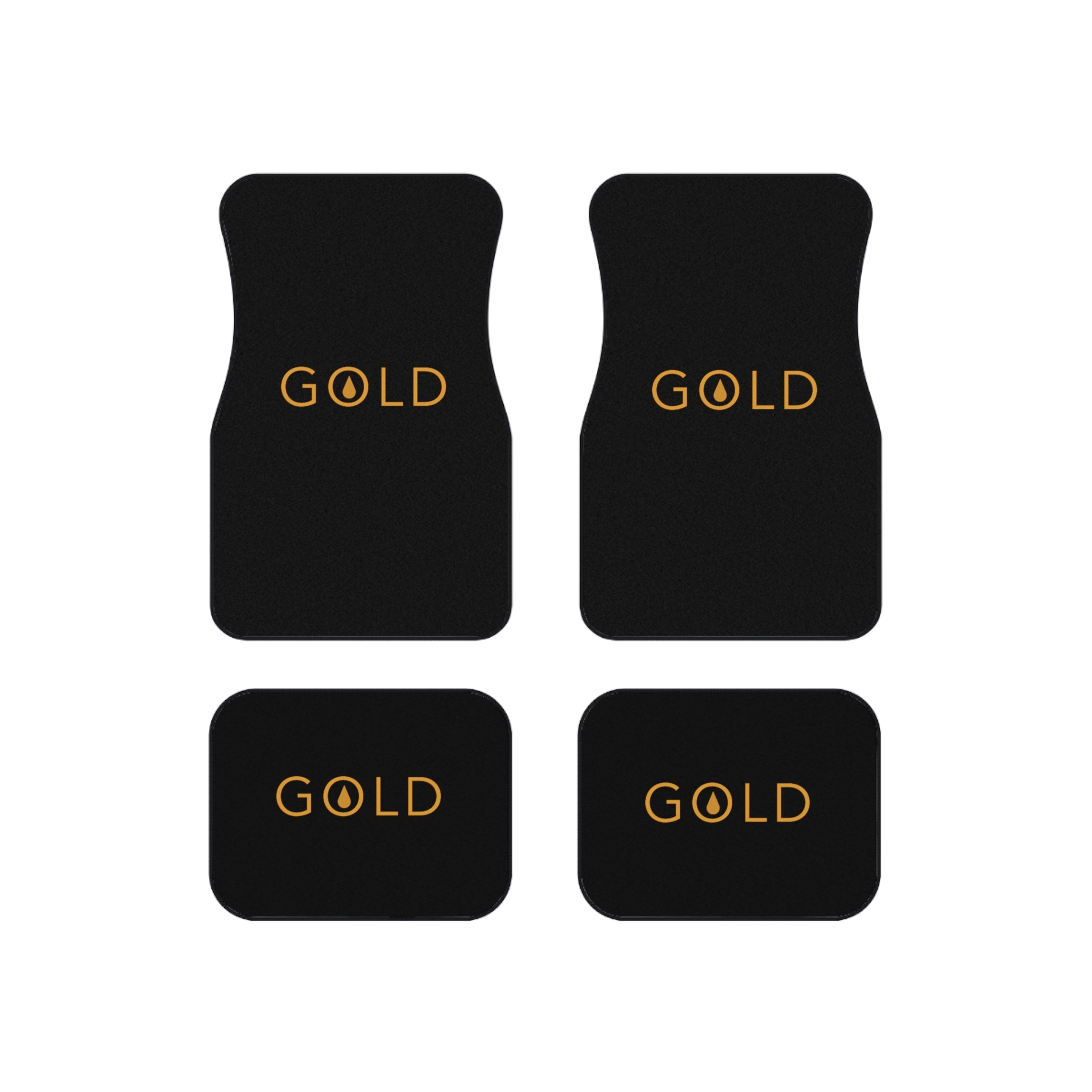 Car Mats (Set of 4) - GOLD
