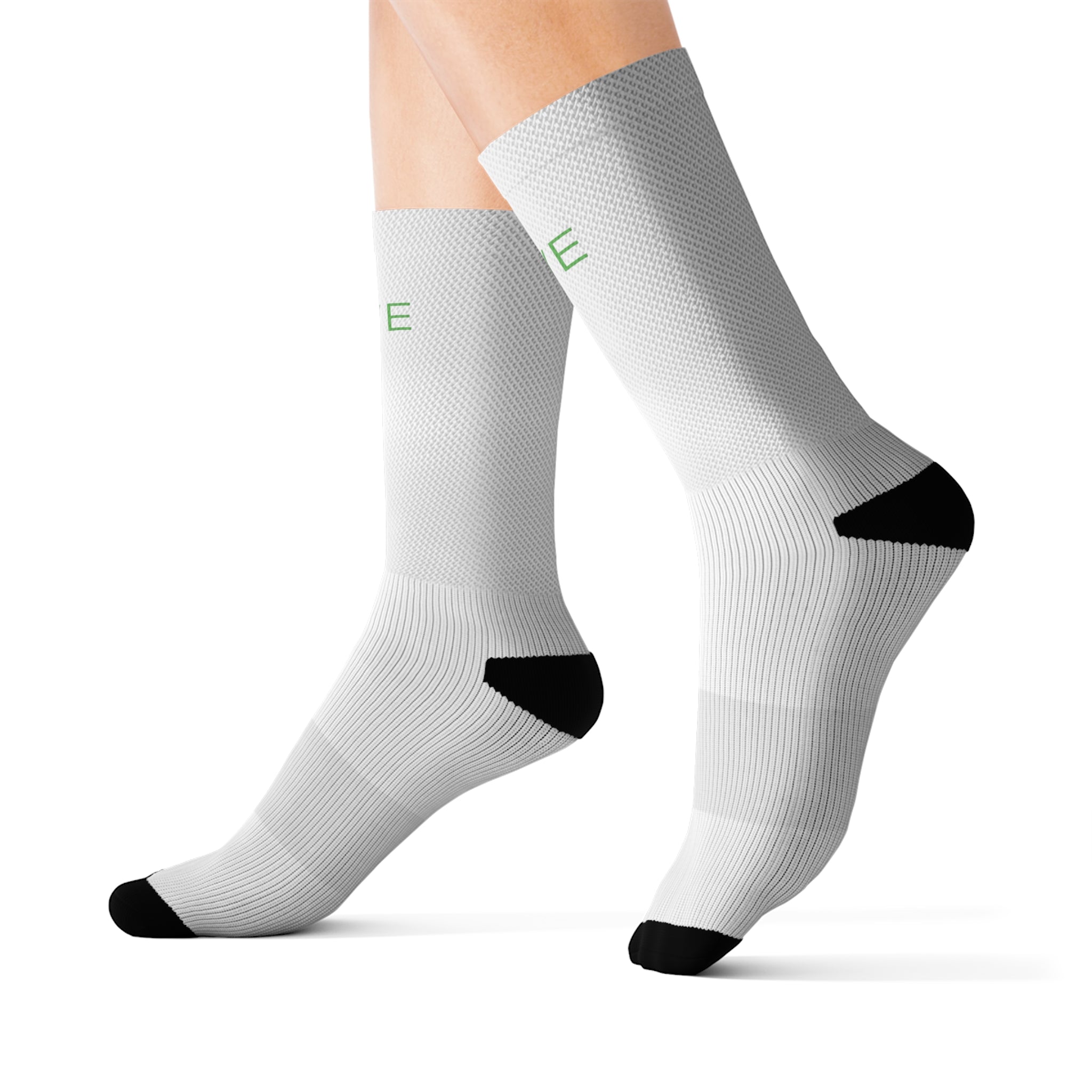 Sublimation Socks - LIVE (White)