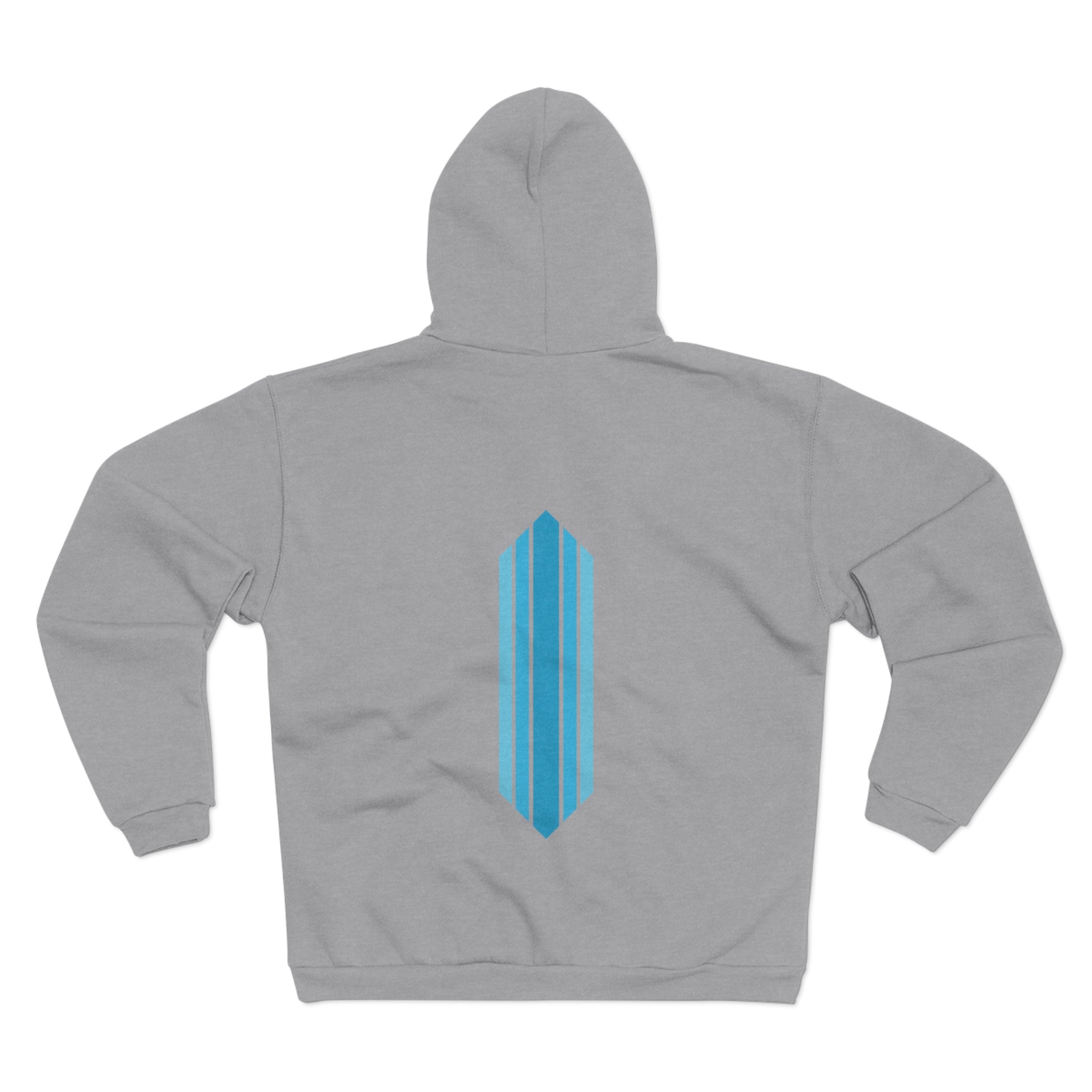 Unisex Hooded Zip Sweatshirt - Cotton Candy