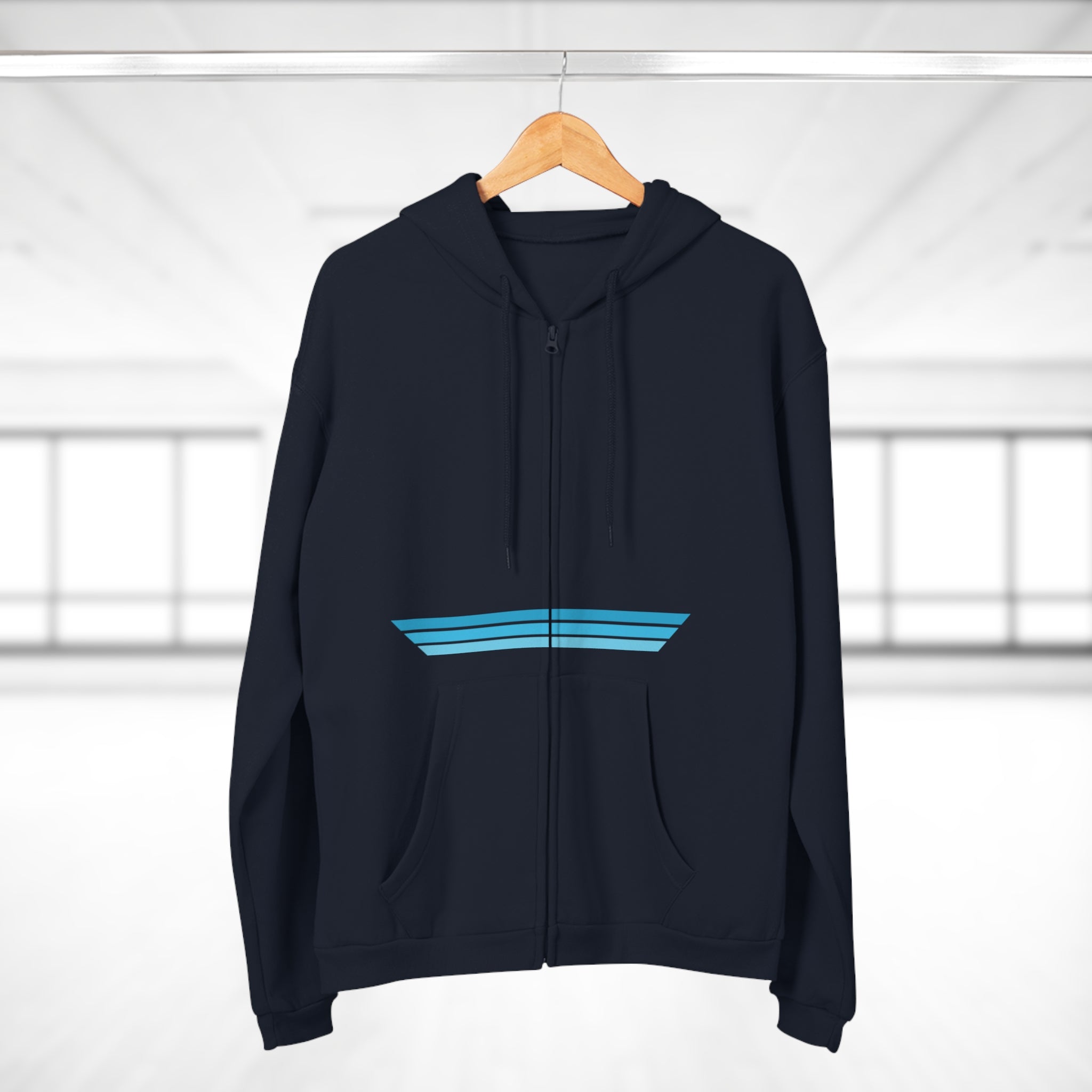 Unisex Hooded Zip Sweatshirt - Cotton Candy