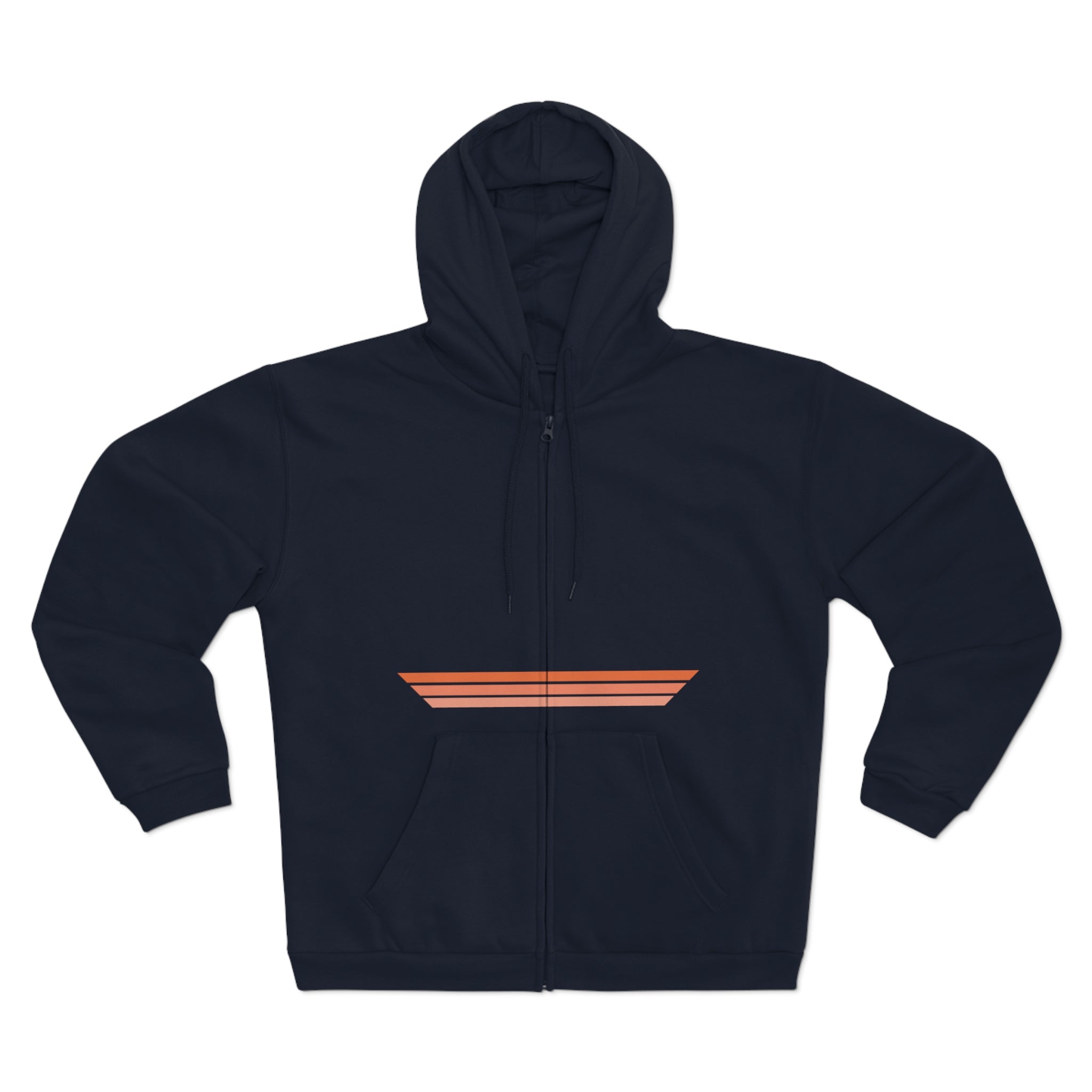 Unisex Hooded Zip Sweatshirt - Tangie