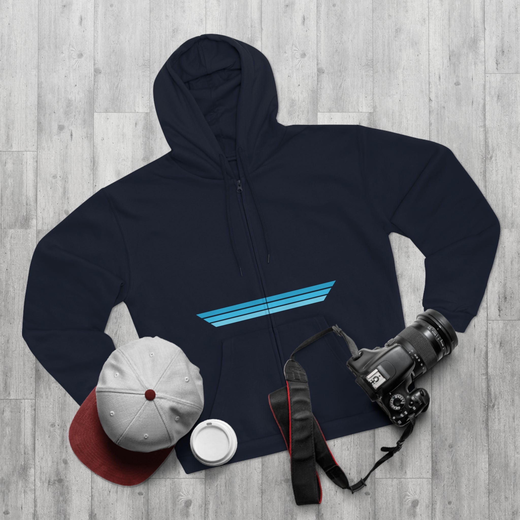 Unisex Hooded Zip Sweatshirt - Cotton Candy