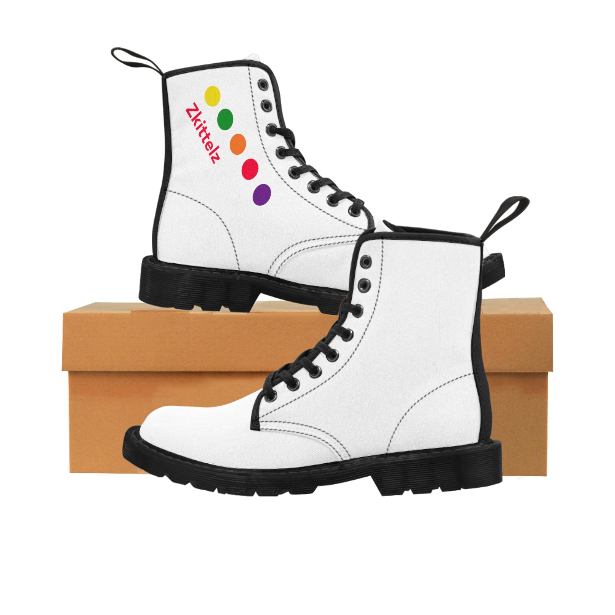 Women's Canvas Boots - Zkittelz
