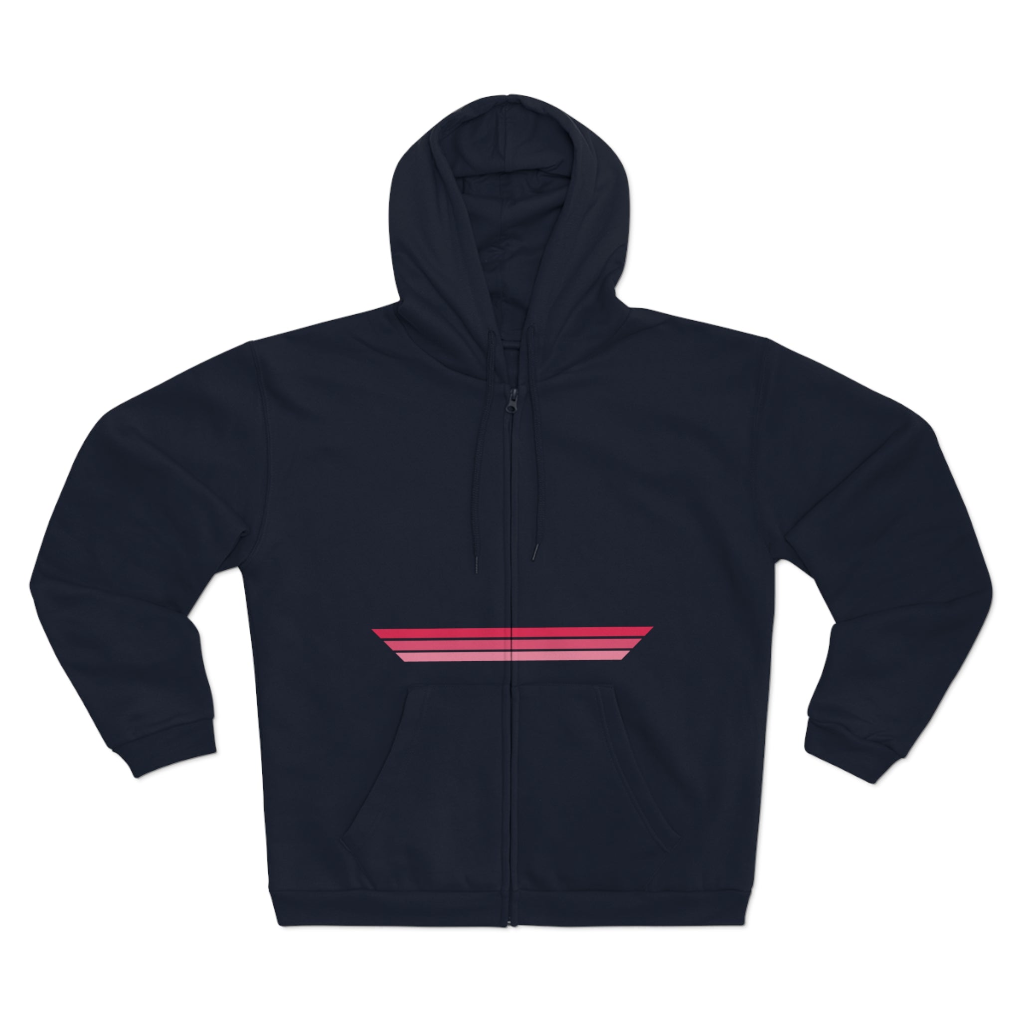 Unisex Hooded Zip Sweatshirt - Sour Cherry
