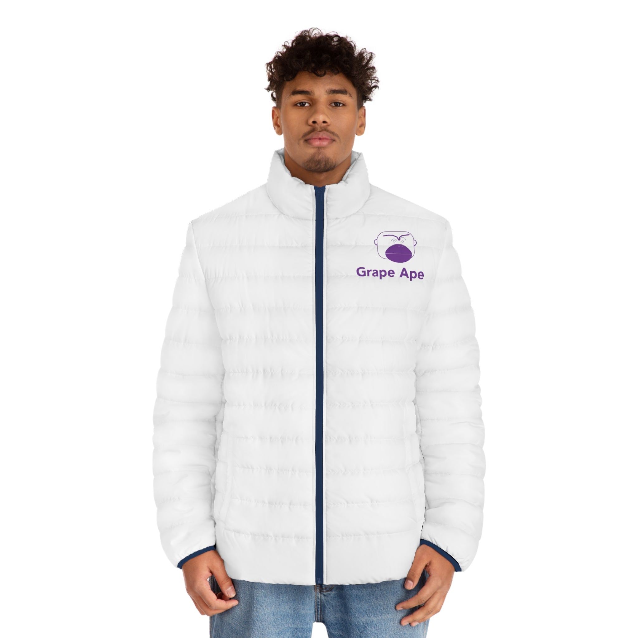 Men's Puffer Jacket - Grape Ape