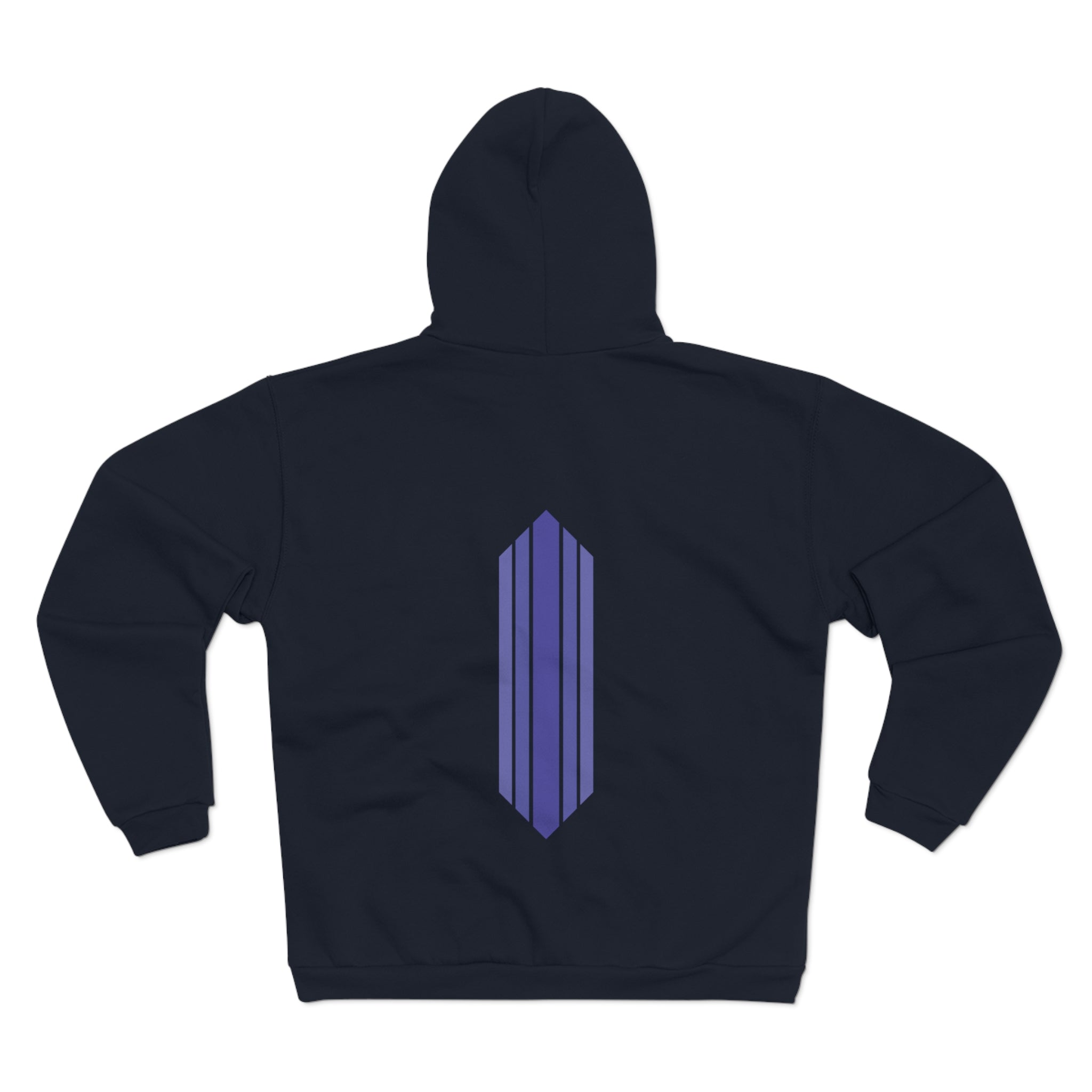 Unisex Hooded Zip Sweatshirt - Blackberry Kush