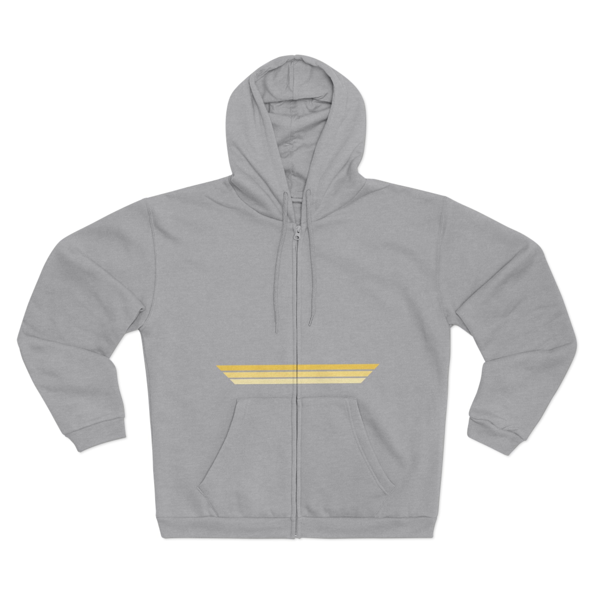 Unisex Hooded Zip Sweatshirt - Mimosa
