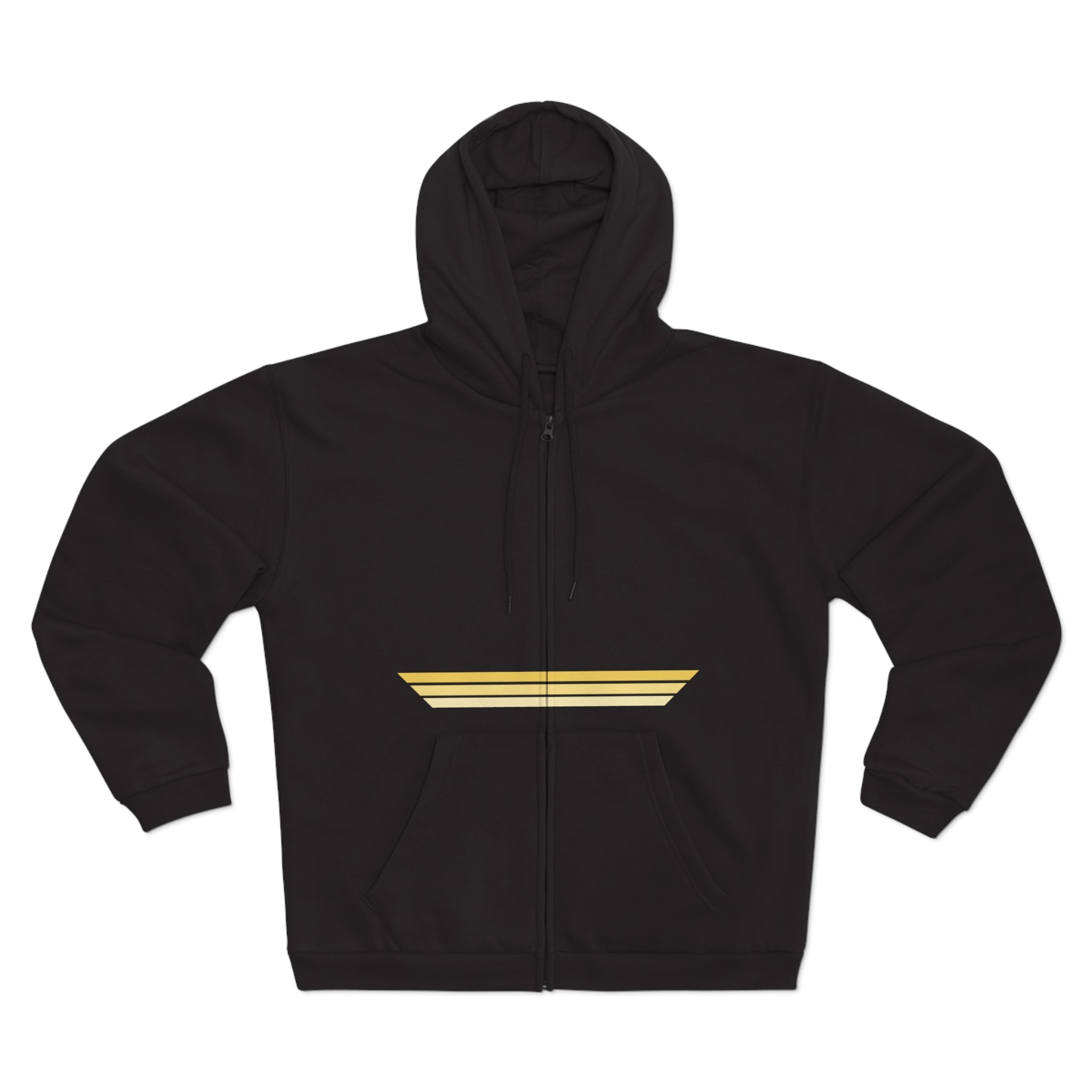 Unisex Hooded Zip Sweatshirt - Mimosa