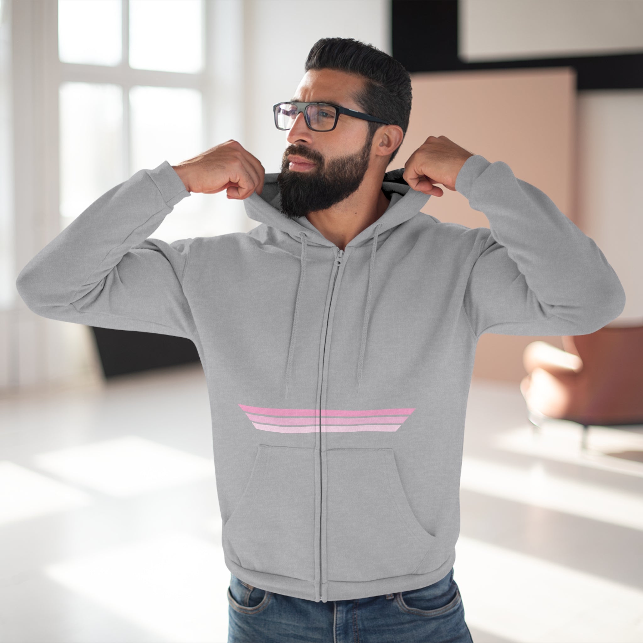 Unisex Hooded Zip Sweatshirt - Sundae Driver