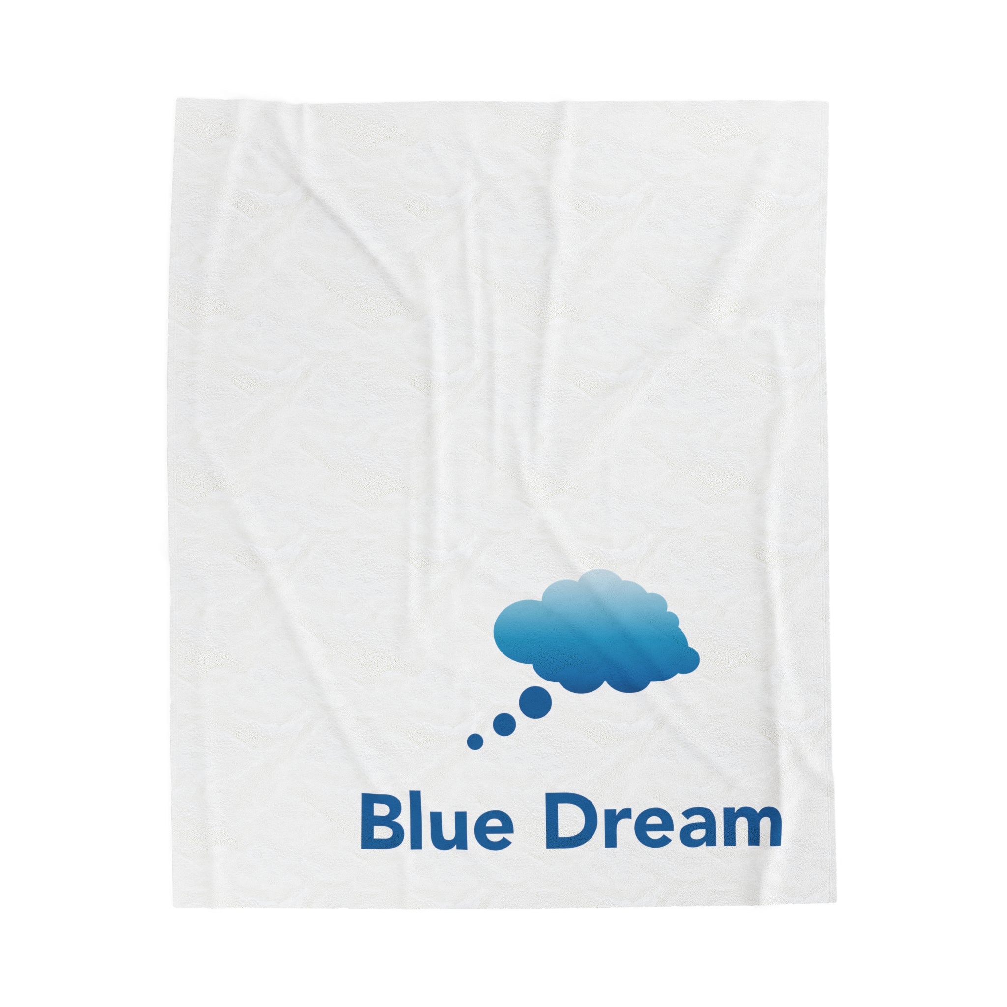 Velveteen Plush Blanket - Blue Dream