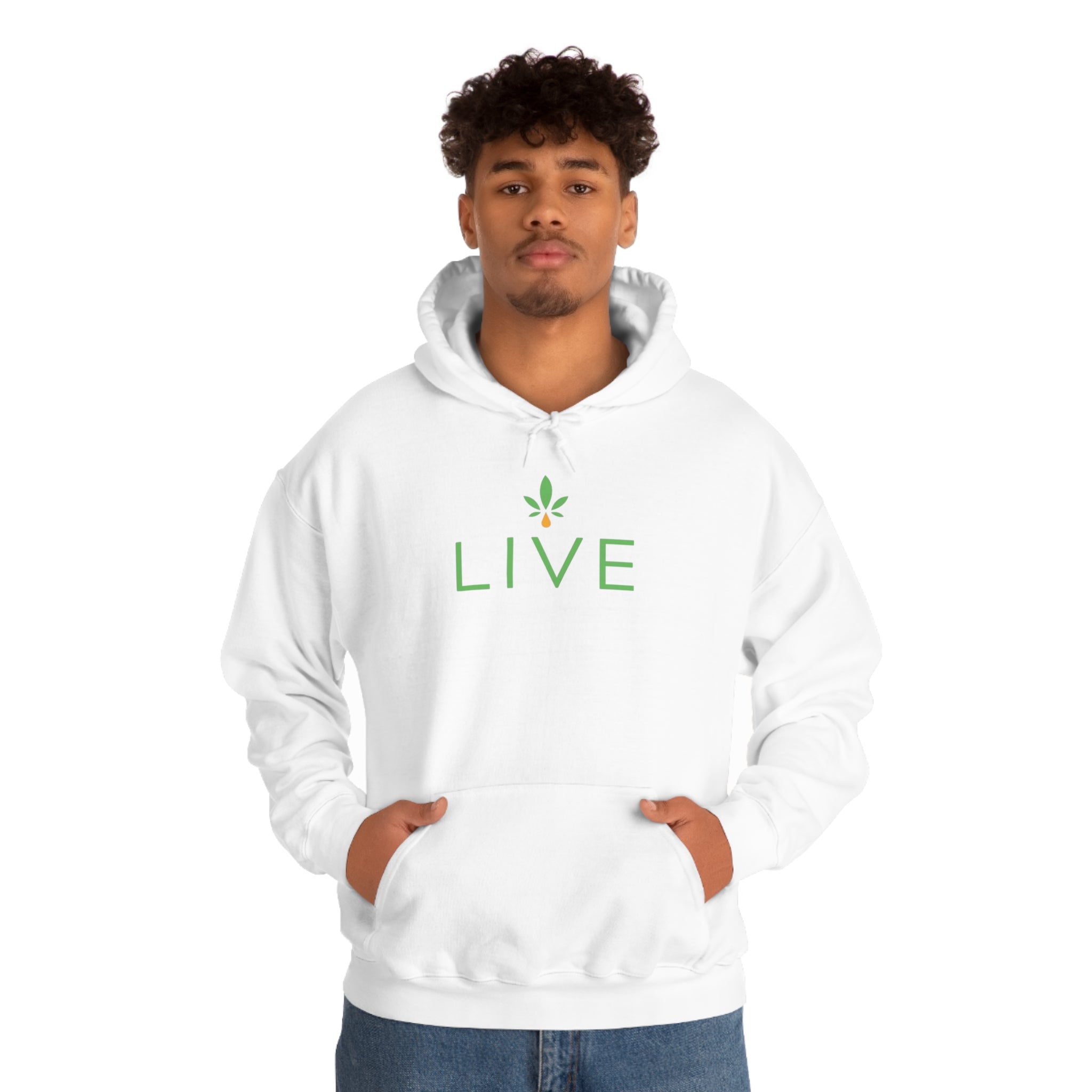 Unisex Heavy Blend™ Hooded Sweatshirt - LIVE & SAUCE
