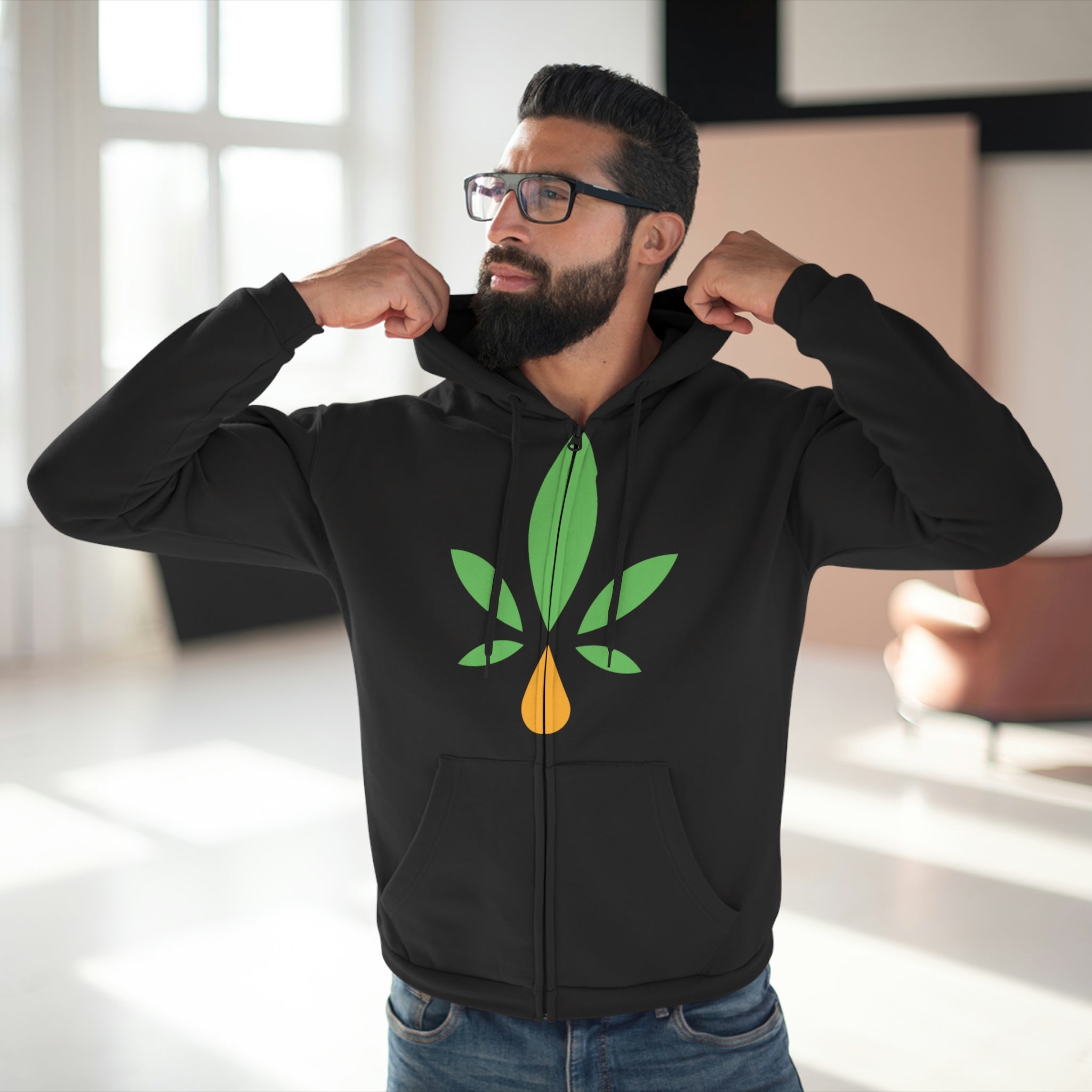 Unisex Hooded Zip Sweatshirt - SUZIES, CLEARS & LIVE
