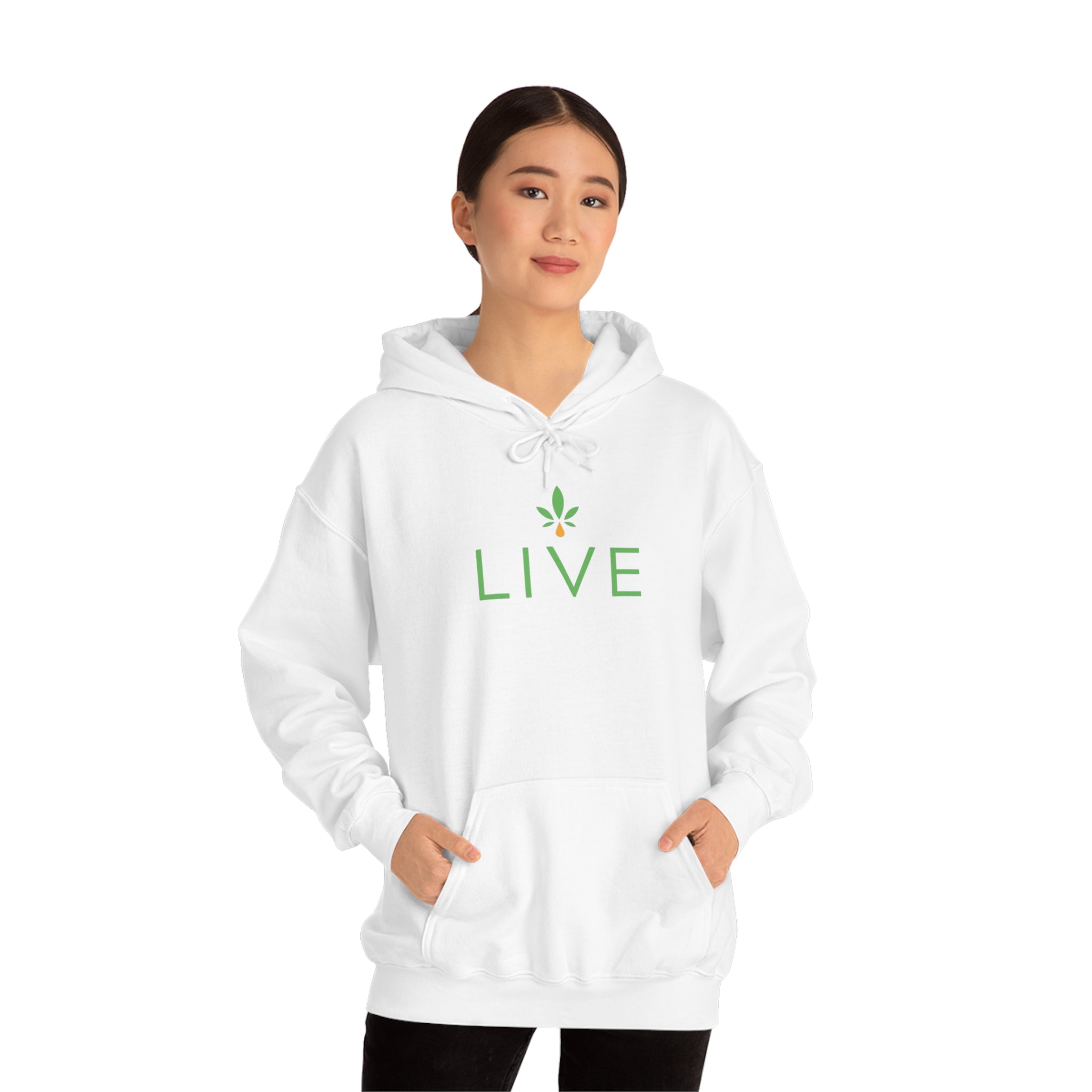 Unisex Heavy Blend™ Hooded Sweatshirt - LIVE & SAUCE
