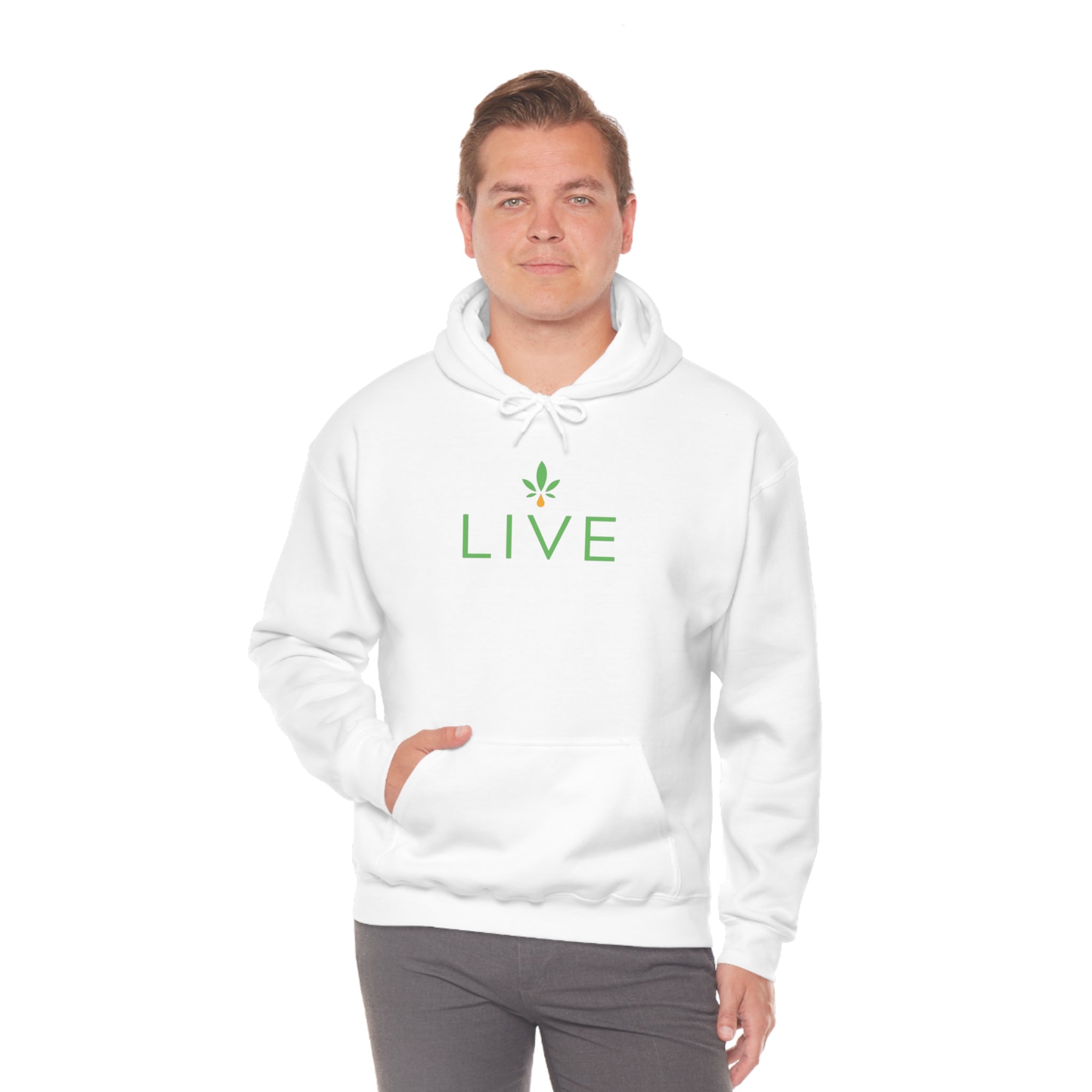 Unisex Heavy Blend™ Hooded Sweatshirt - LIVE & SAUCE