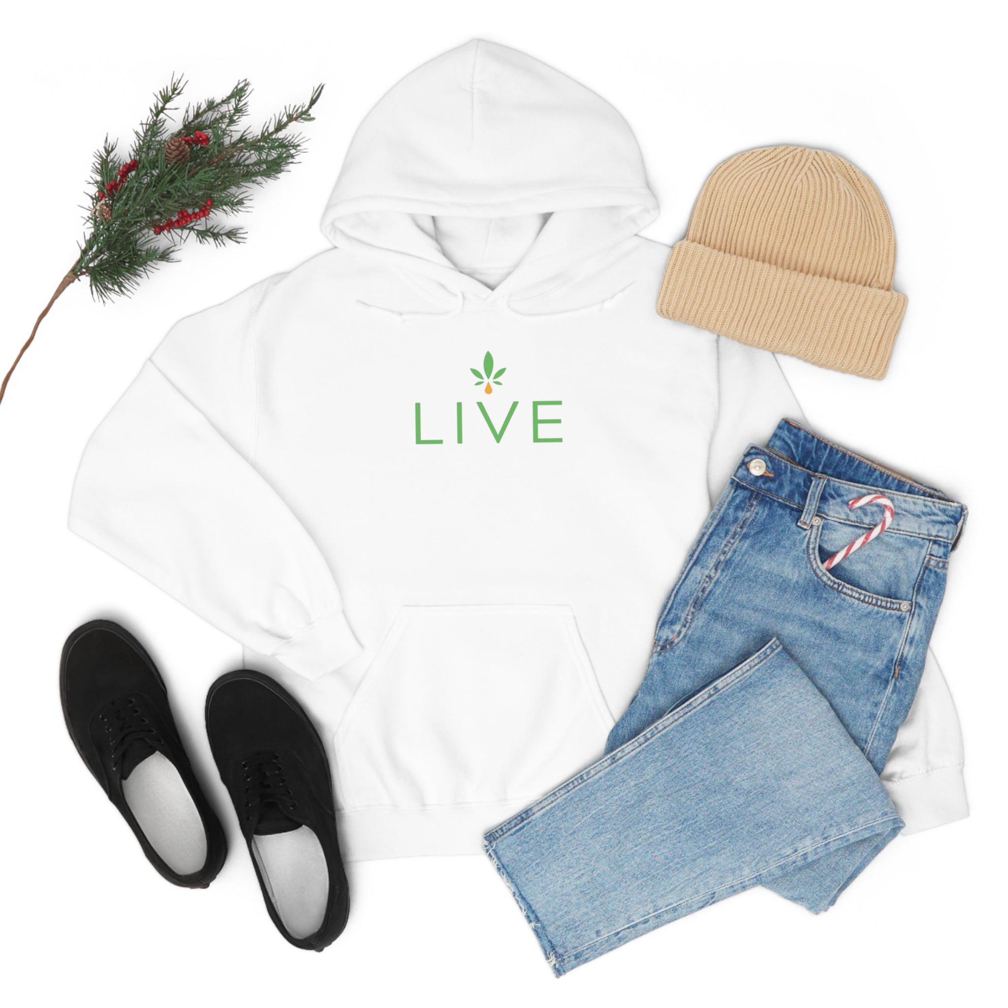 Unisex Heavy Blend™ Hooded Sweatshirt - LIVE & SAUCE