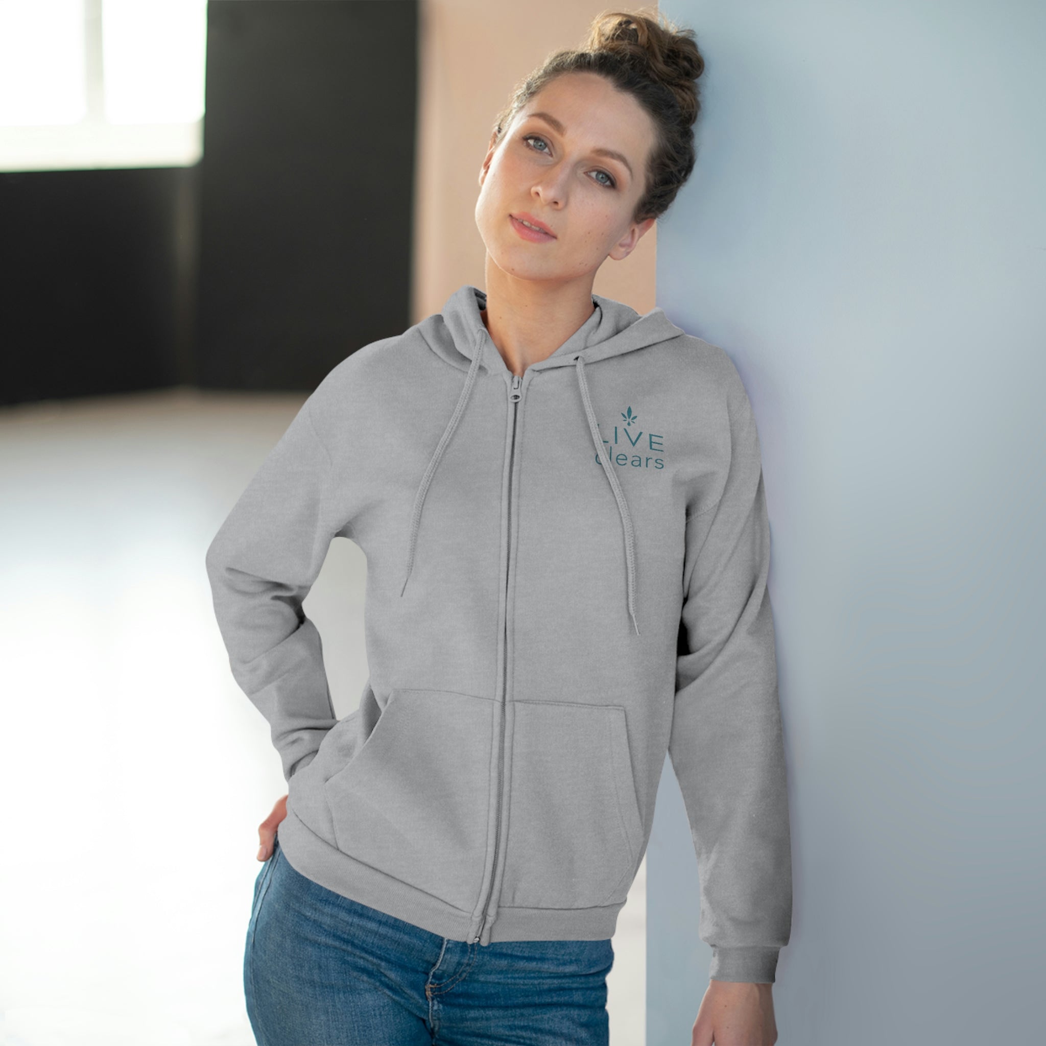 Unisex Hooded Zip Sweatshirt - SUZIES, CLEARS & LIVE