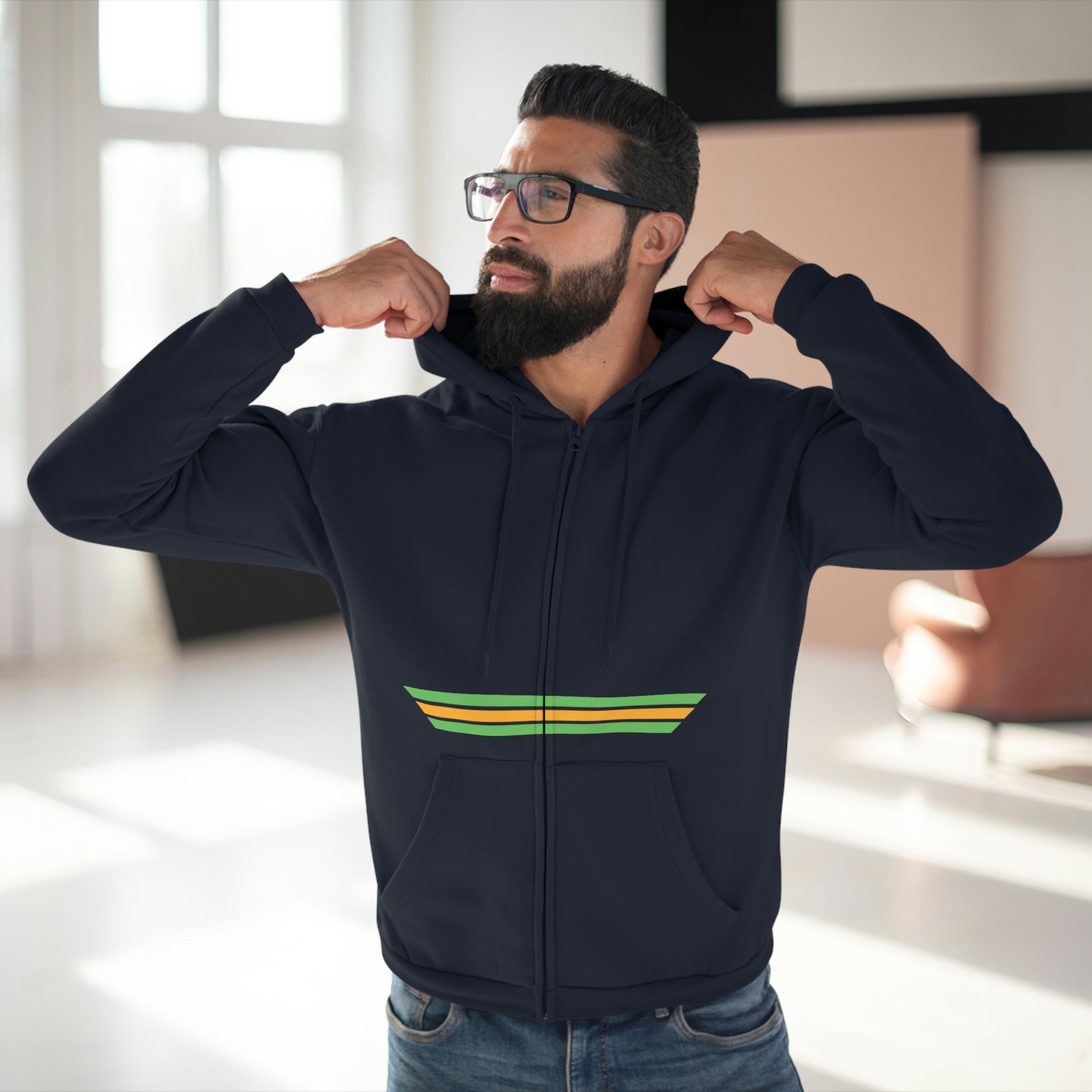 Unisex Hooded Zip Sweatshirt - SUZIES, CLEARS & LIVE