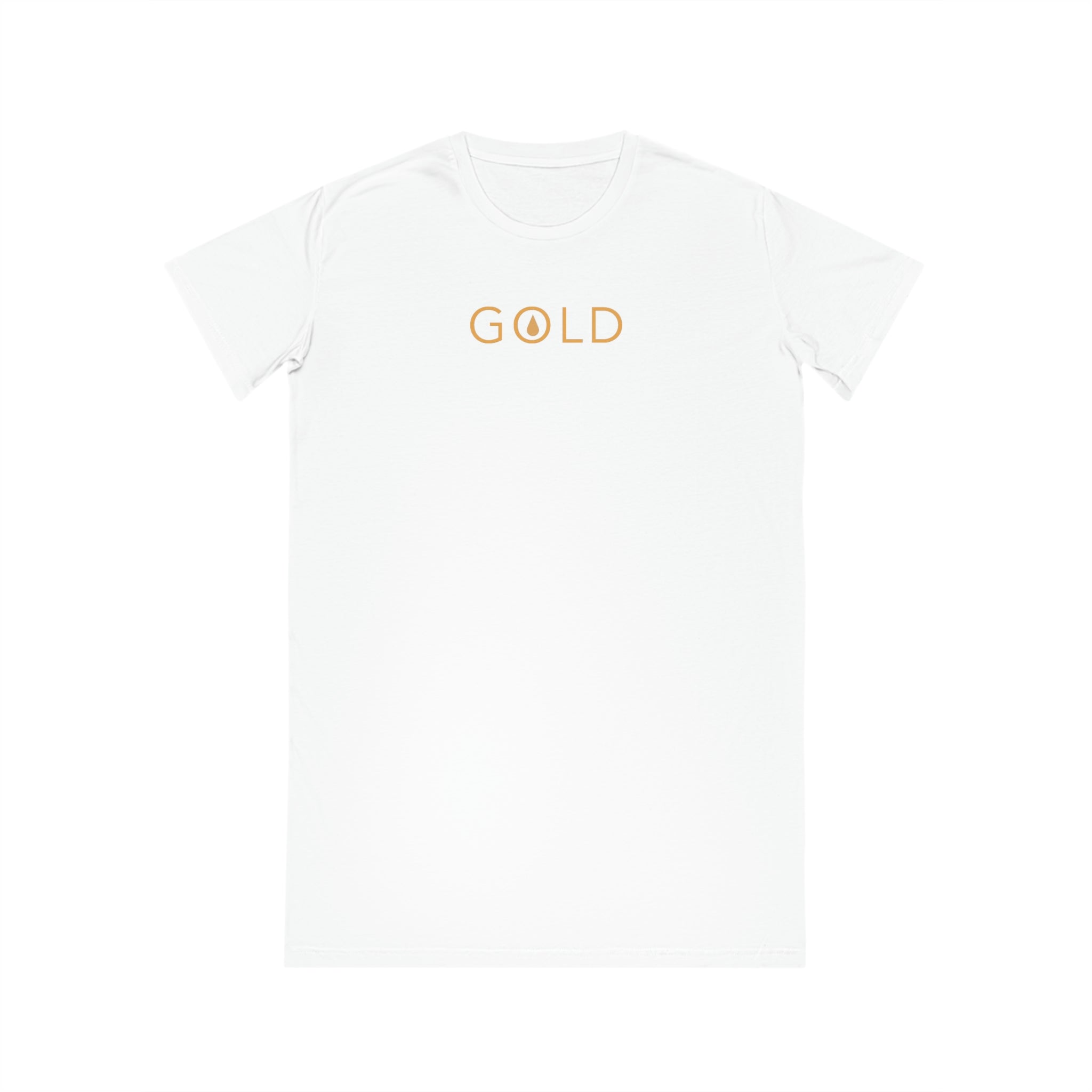 Spinner T-Shirt Dress - GOLD