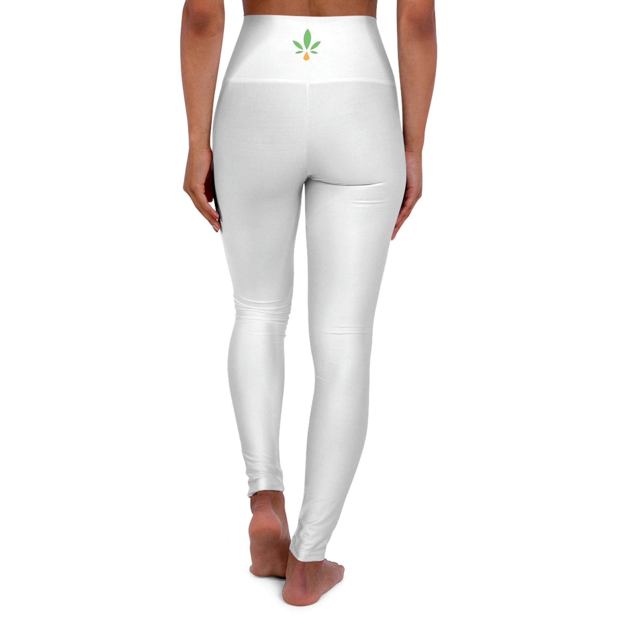 High Waisted Yoga Leggings - LIVE
